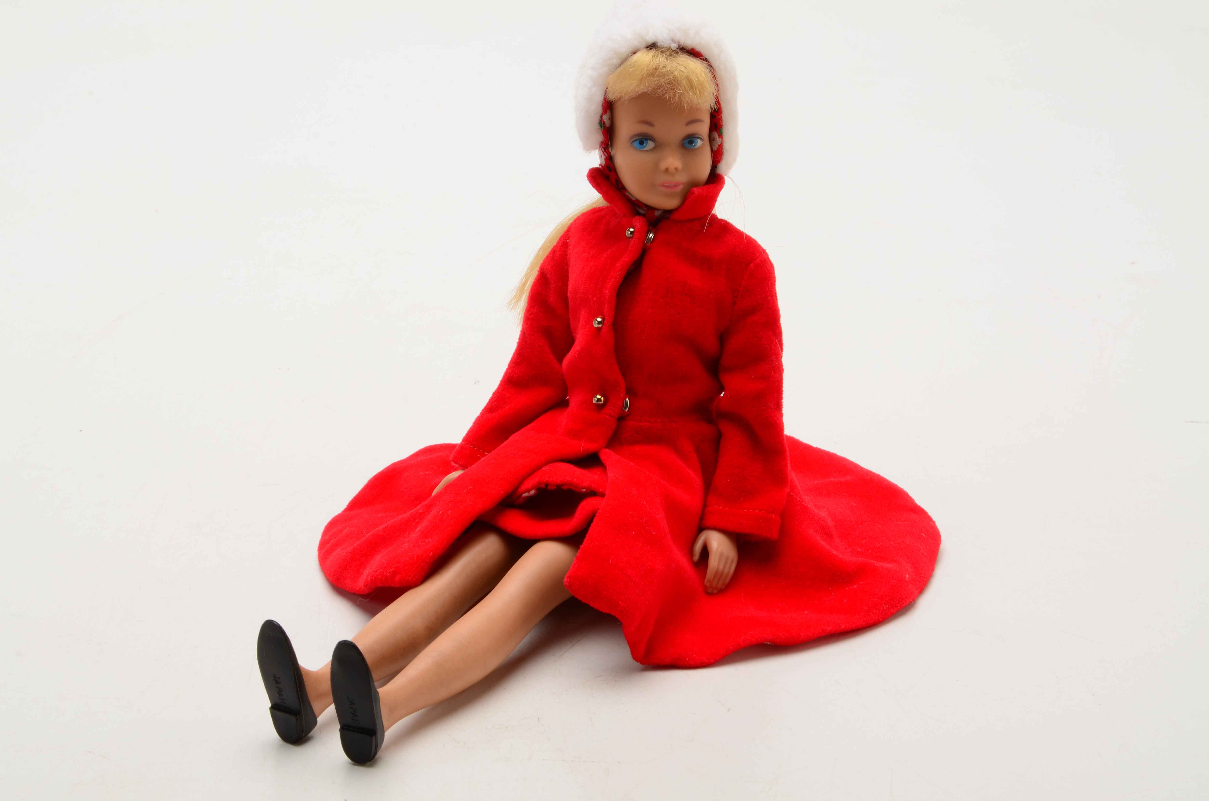 Vintage Skipper Doll with Case and Accessories