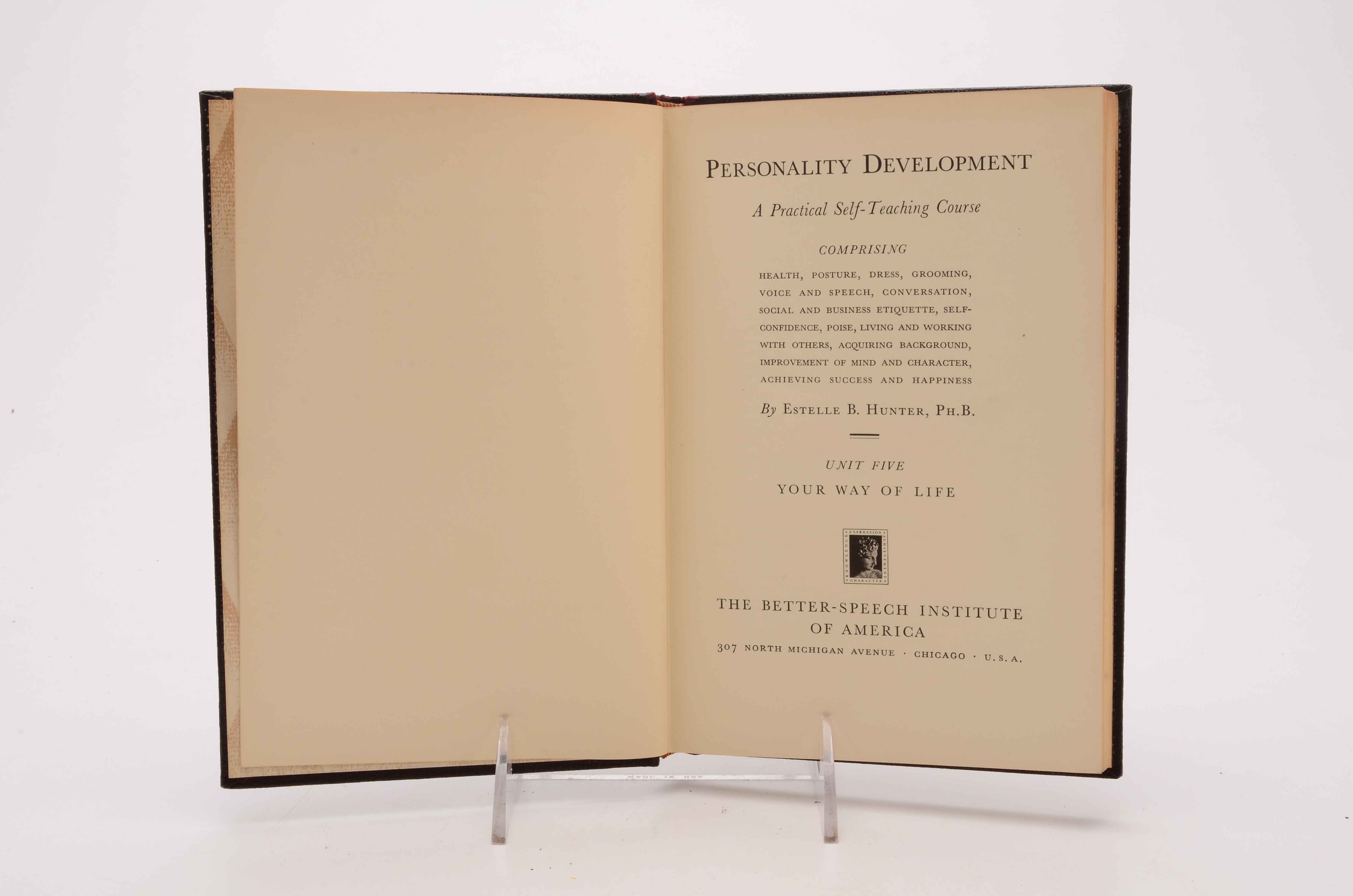 Vintage Five-Volume Set of "Personality Development"