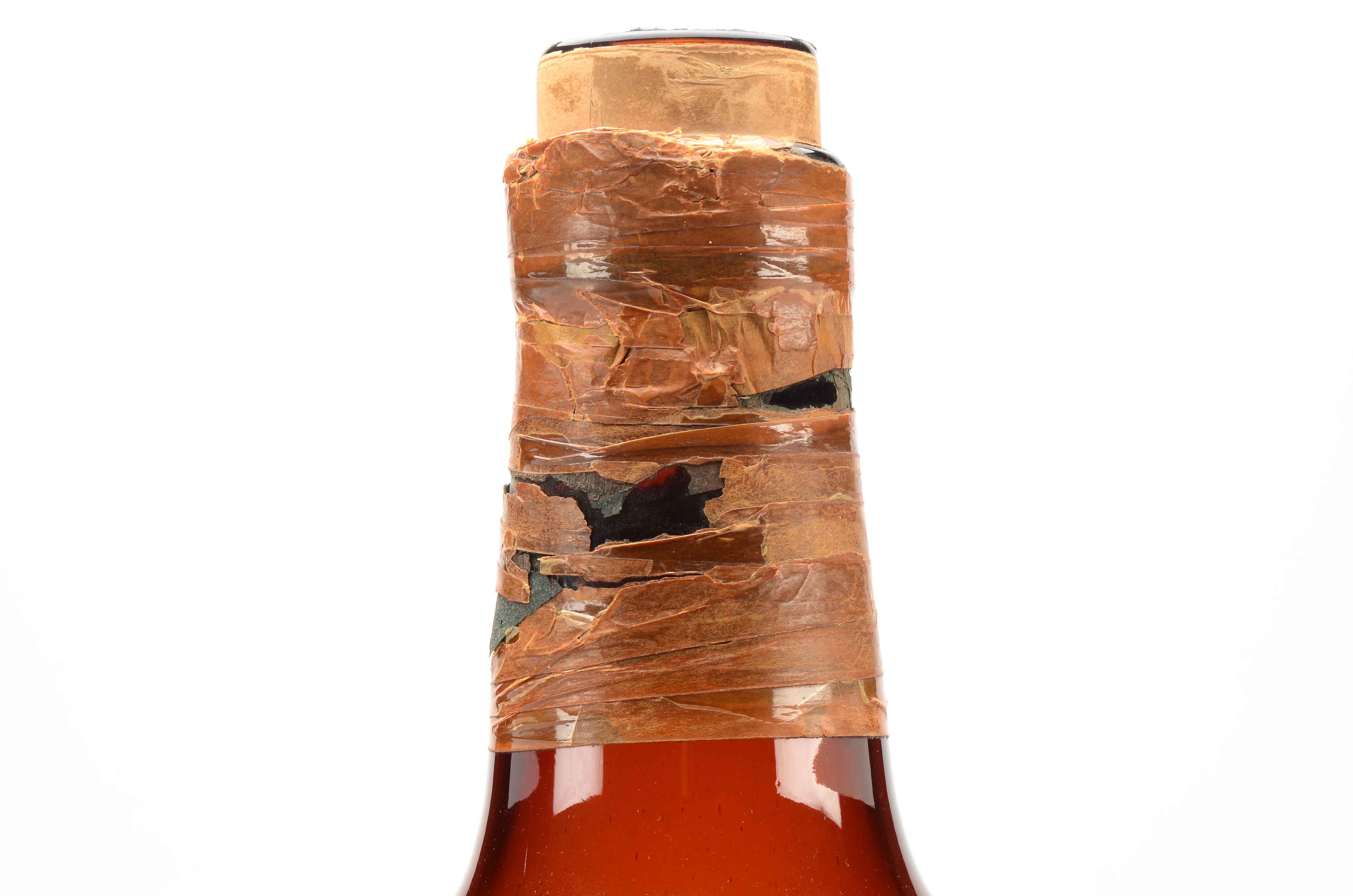 Giant Four Roses Whiskey Glass Advertising Bottle