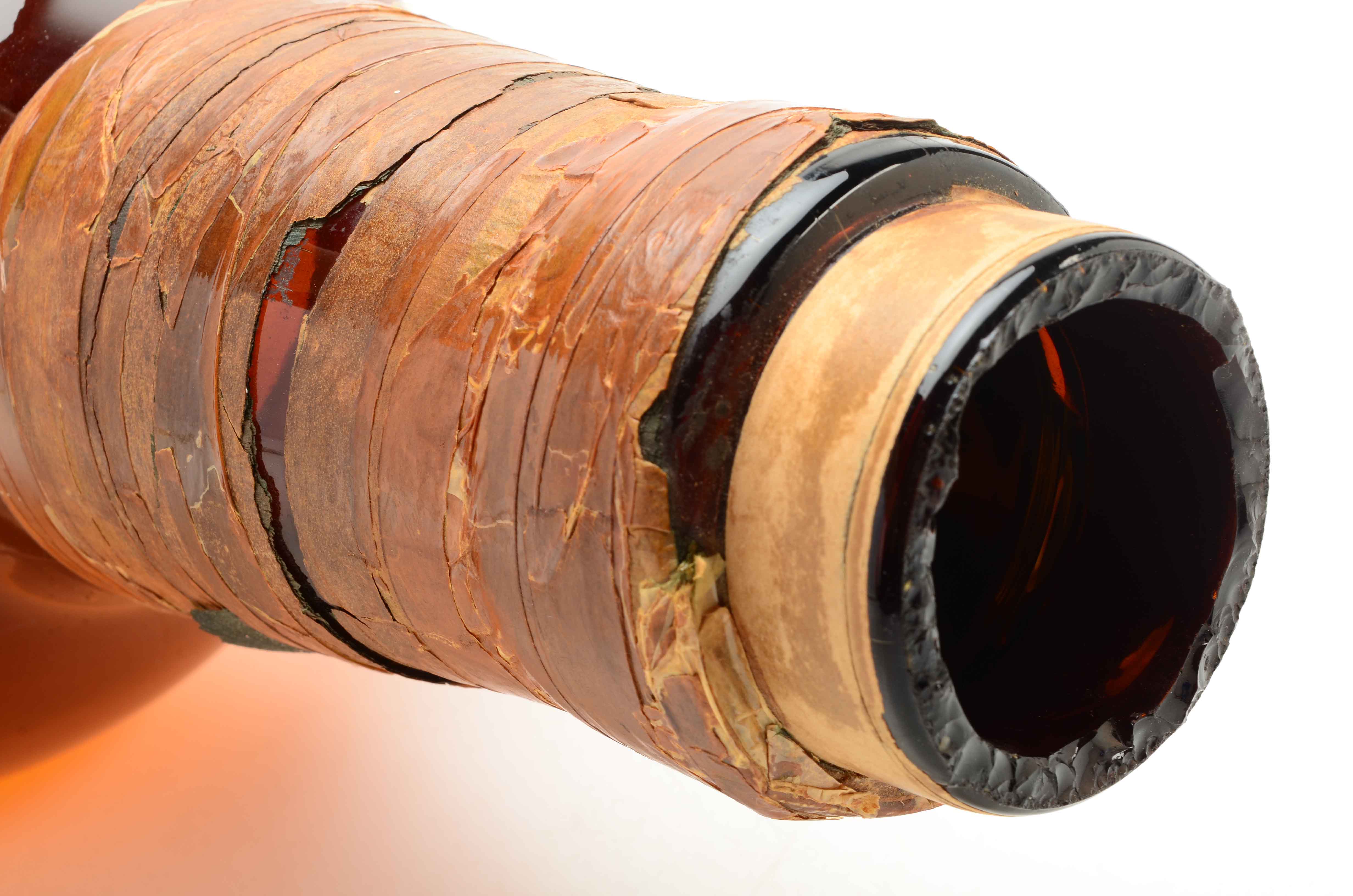 Giant Four Roses Whiskey Glass Advertising Bottle