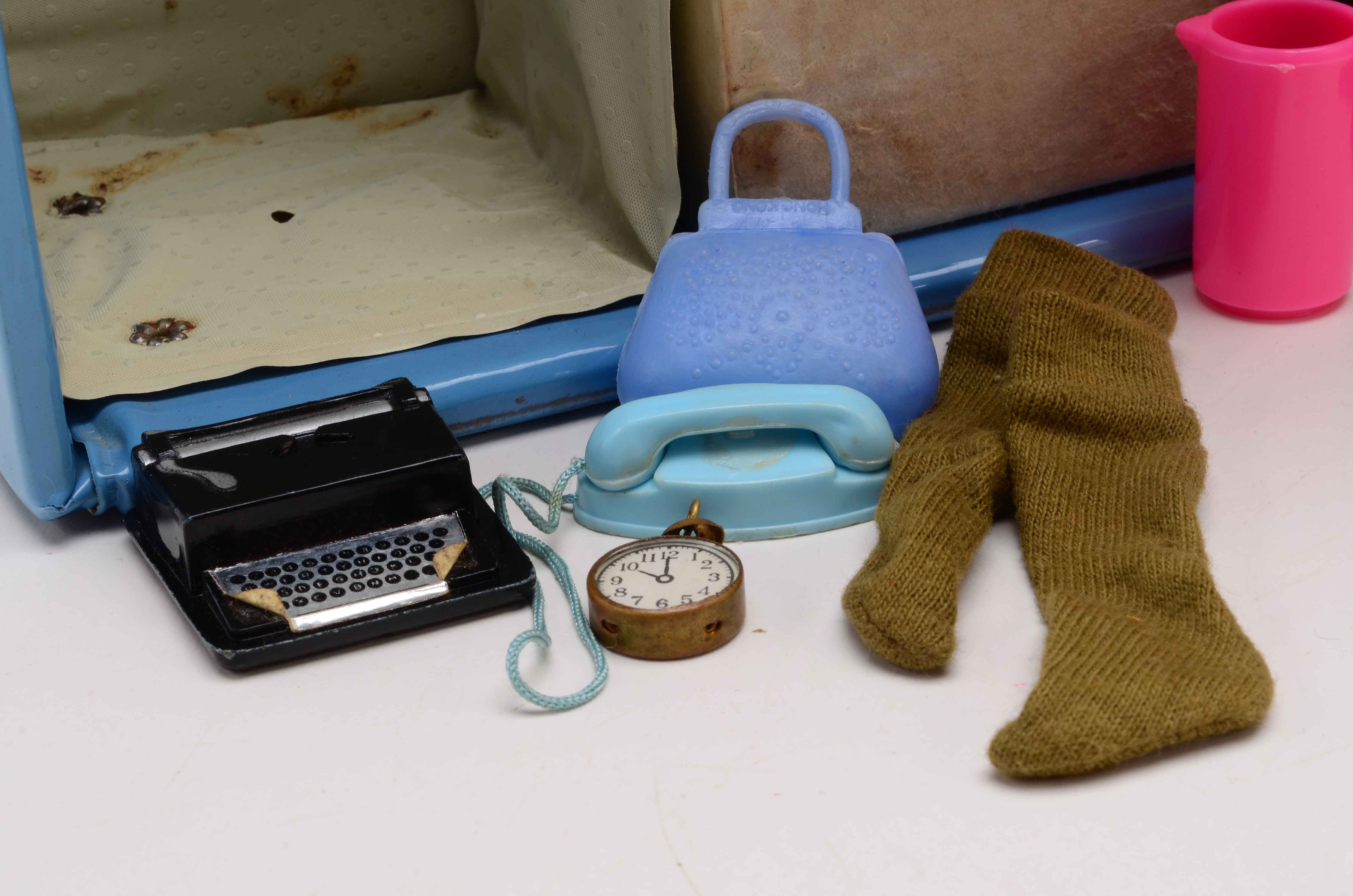 Vintage Barbies with Case and Accessories