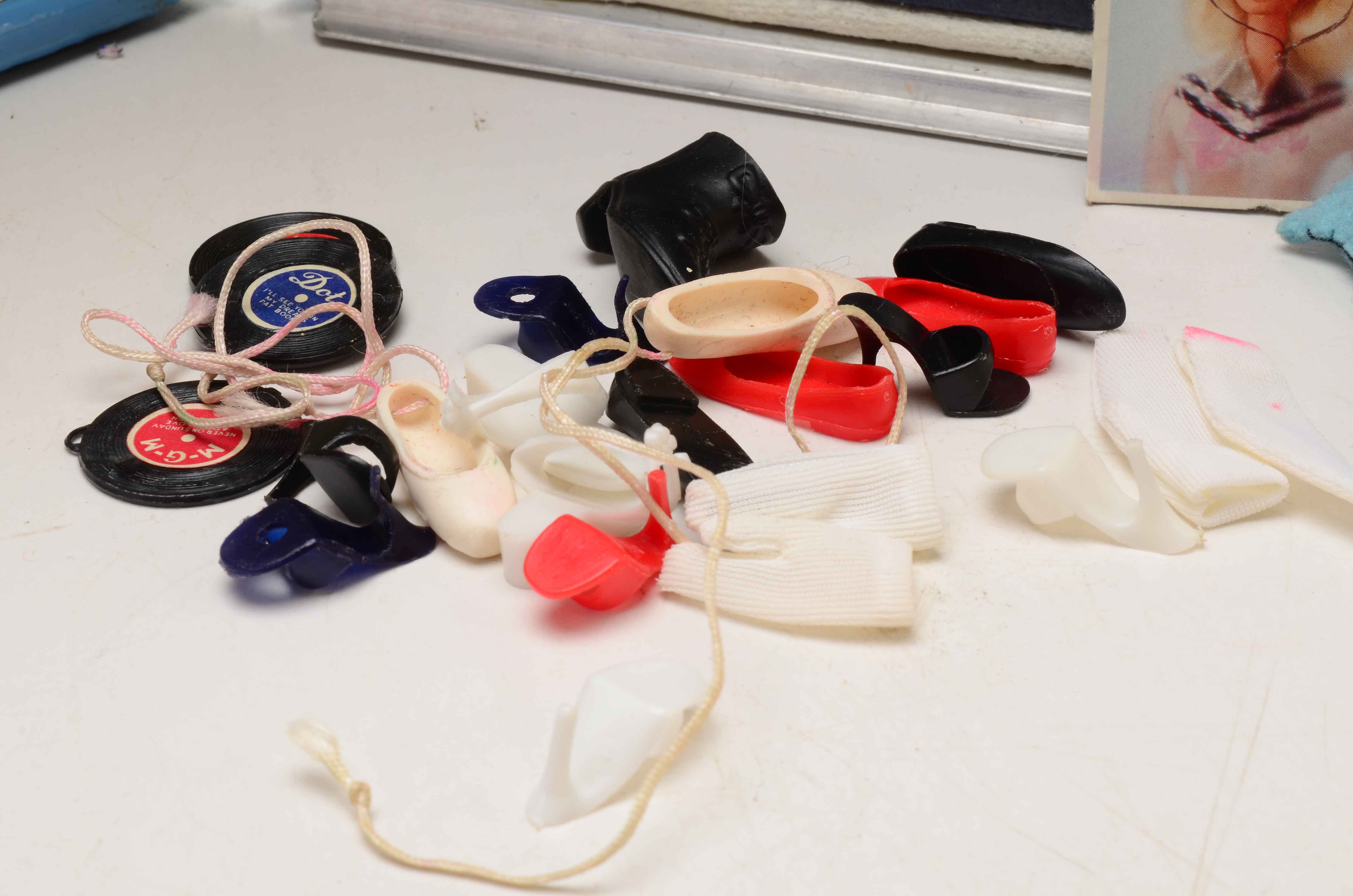 Vintage Barbies with Case and Accessories