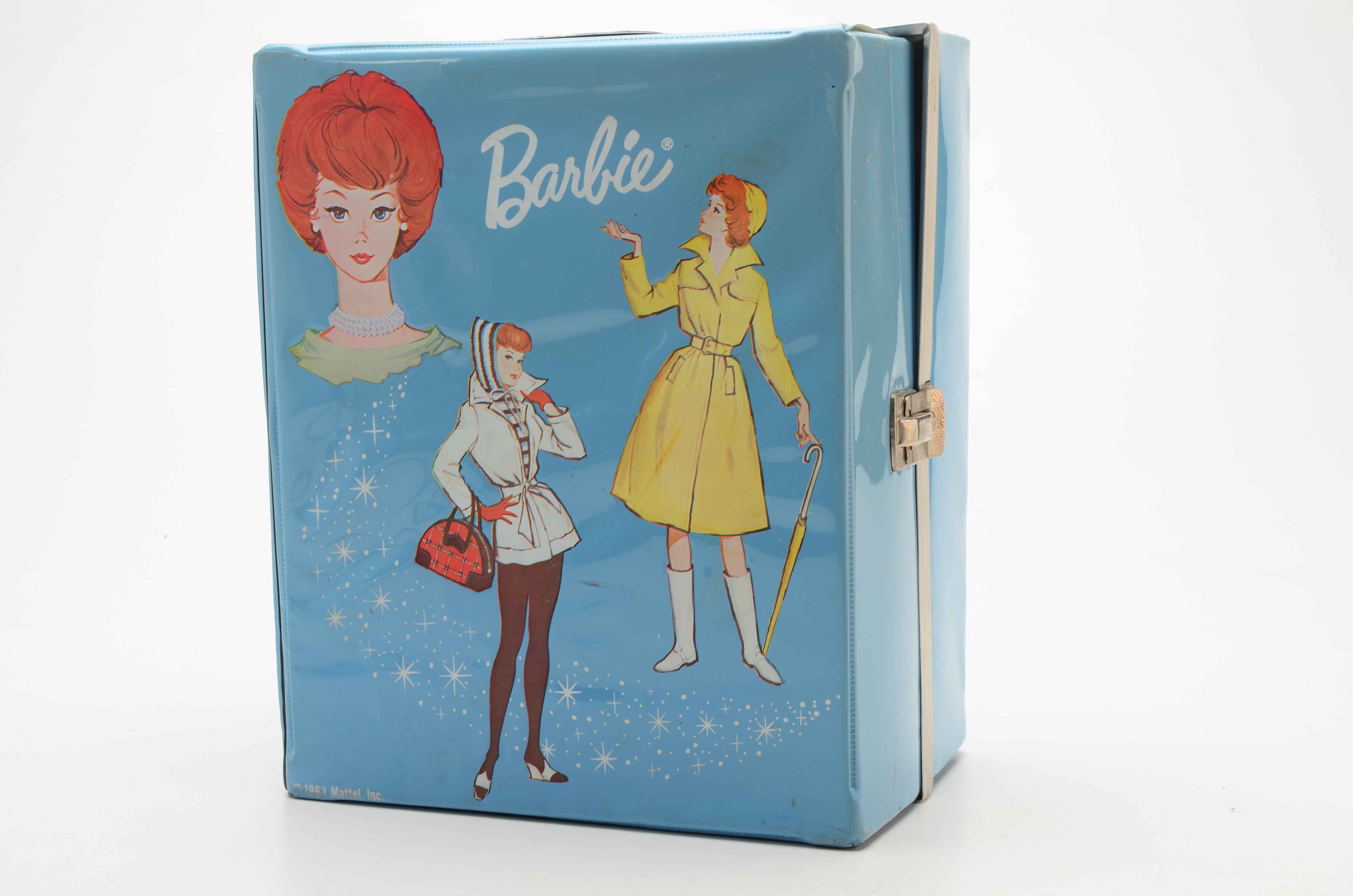 Vintage Barbies with Case and Accessories