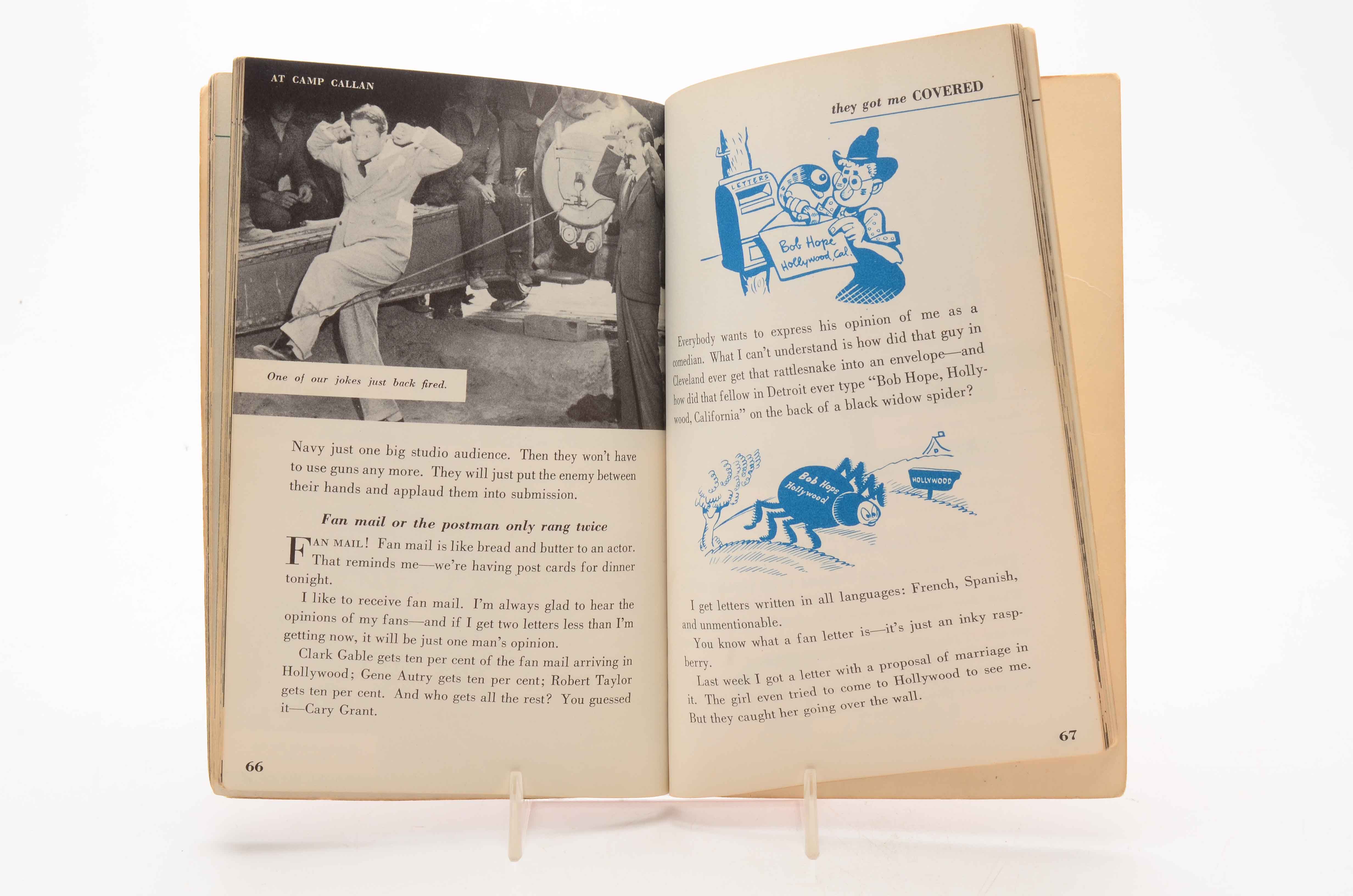 First Edition "They Got Me Covered" by Bob Hope