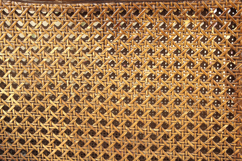 Vintage Cane Accent Chair by Hickory Chair Company