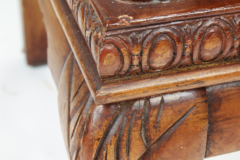 Vintage Hand Painted French Provincial Style Cabinet End Table