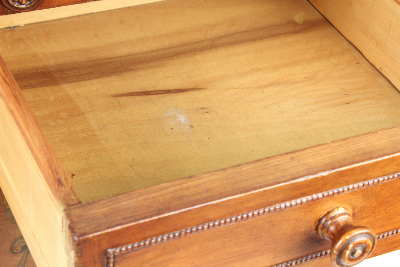 Vintage Hand Painted French Provincial Style Cabinet End Table