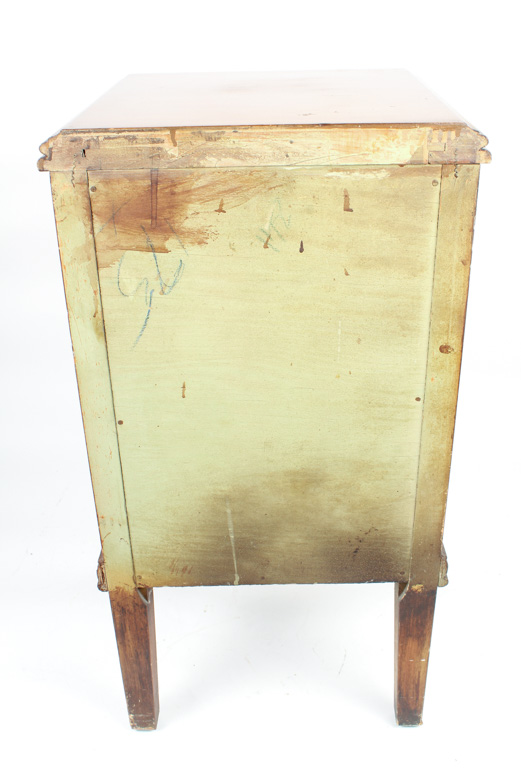 Vintage Hand Painted French Provincial Style Cabinet End Table