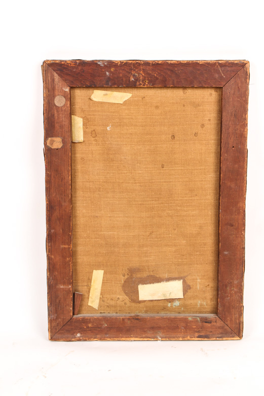 Antique Oil on Canvas Painting of a Venice Landscape