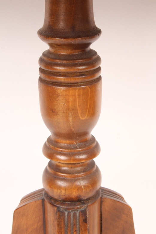 Vintage Mahogany Serpentine Demilune Side Table