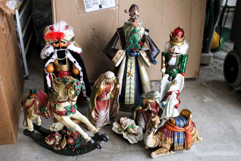 Collection of Christmas Figurines and Decor