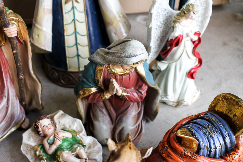 Collection of Christmas Figurines and Decor