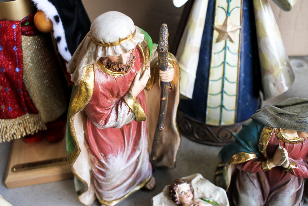 Collection of Christmas Figurines and Decor