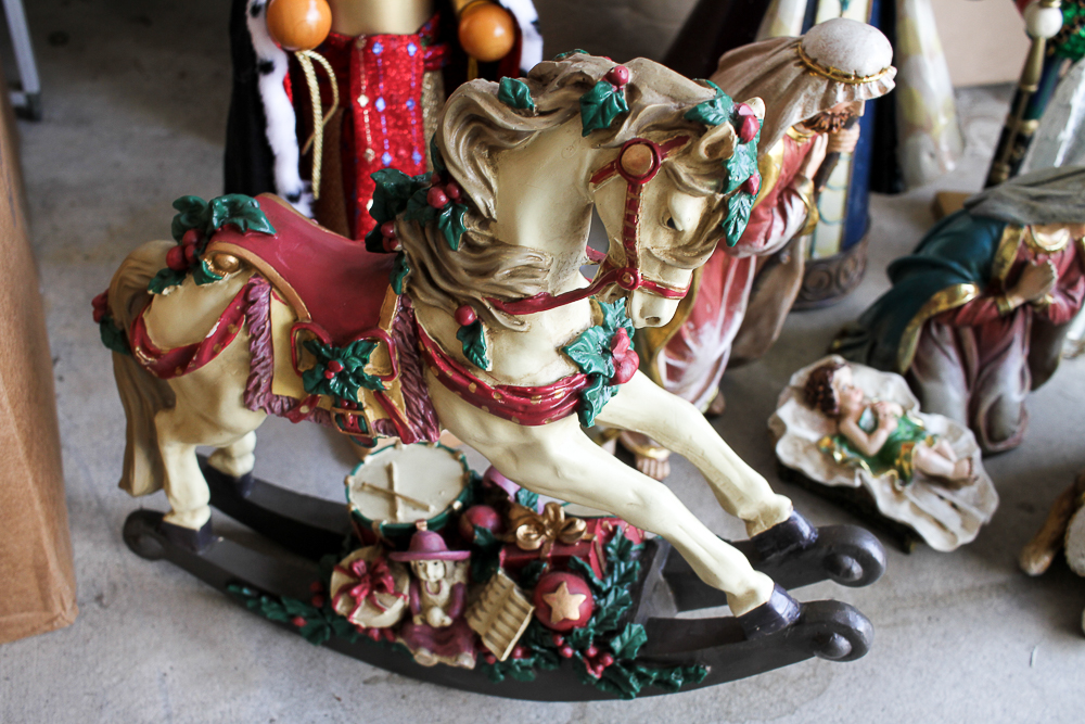 Collection of Christmas Figurines and Decor