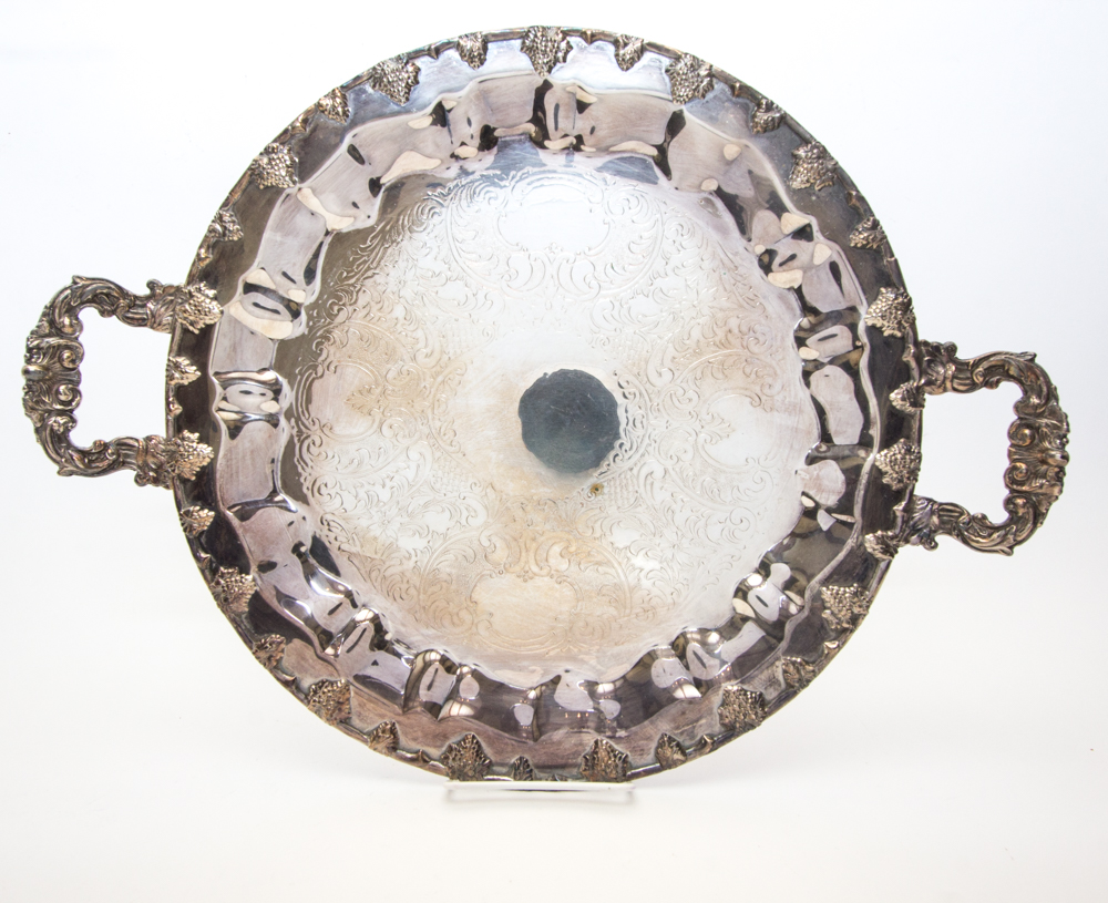 Pair of Silver Plate Serving Platters