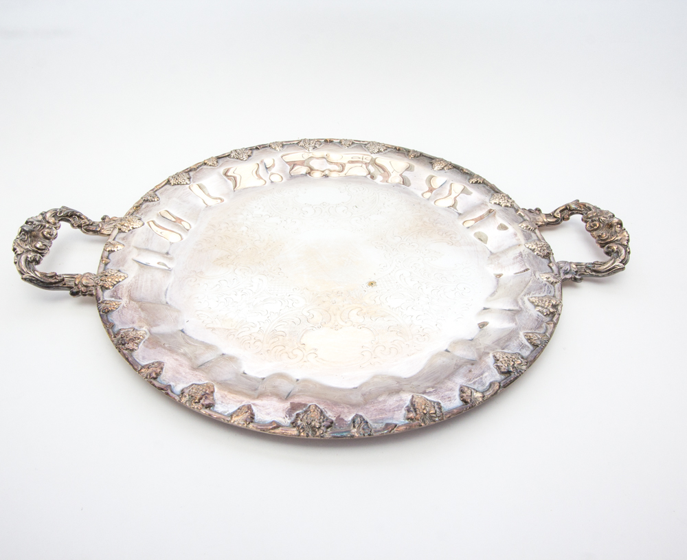 Pair of Silver Plate Serving Platters