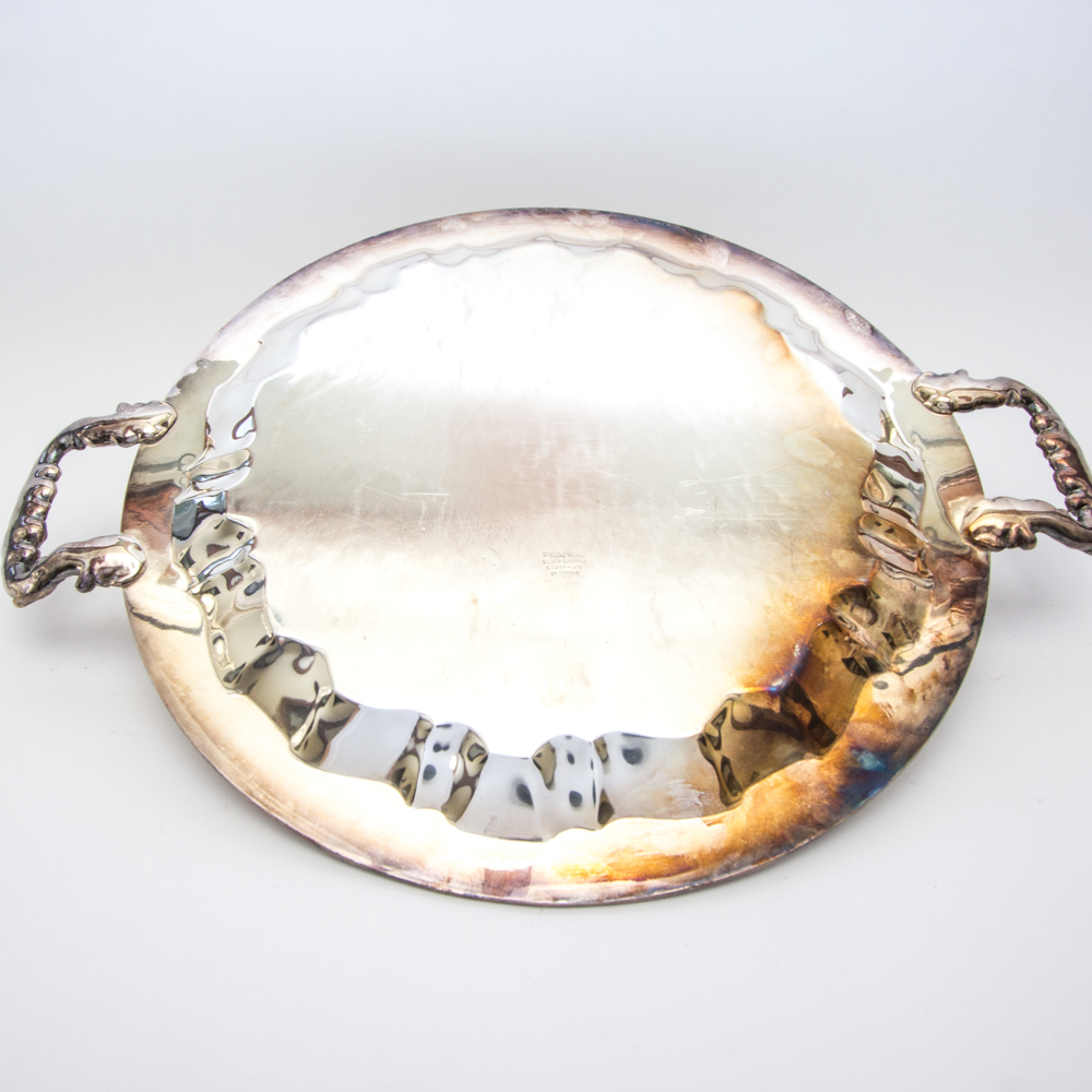 Pair of Silver Plate Serving Platters