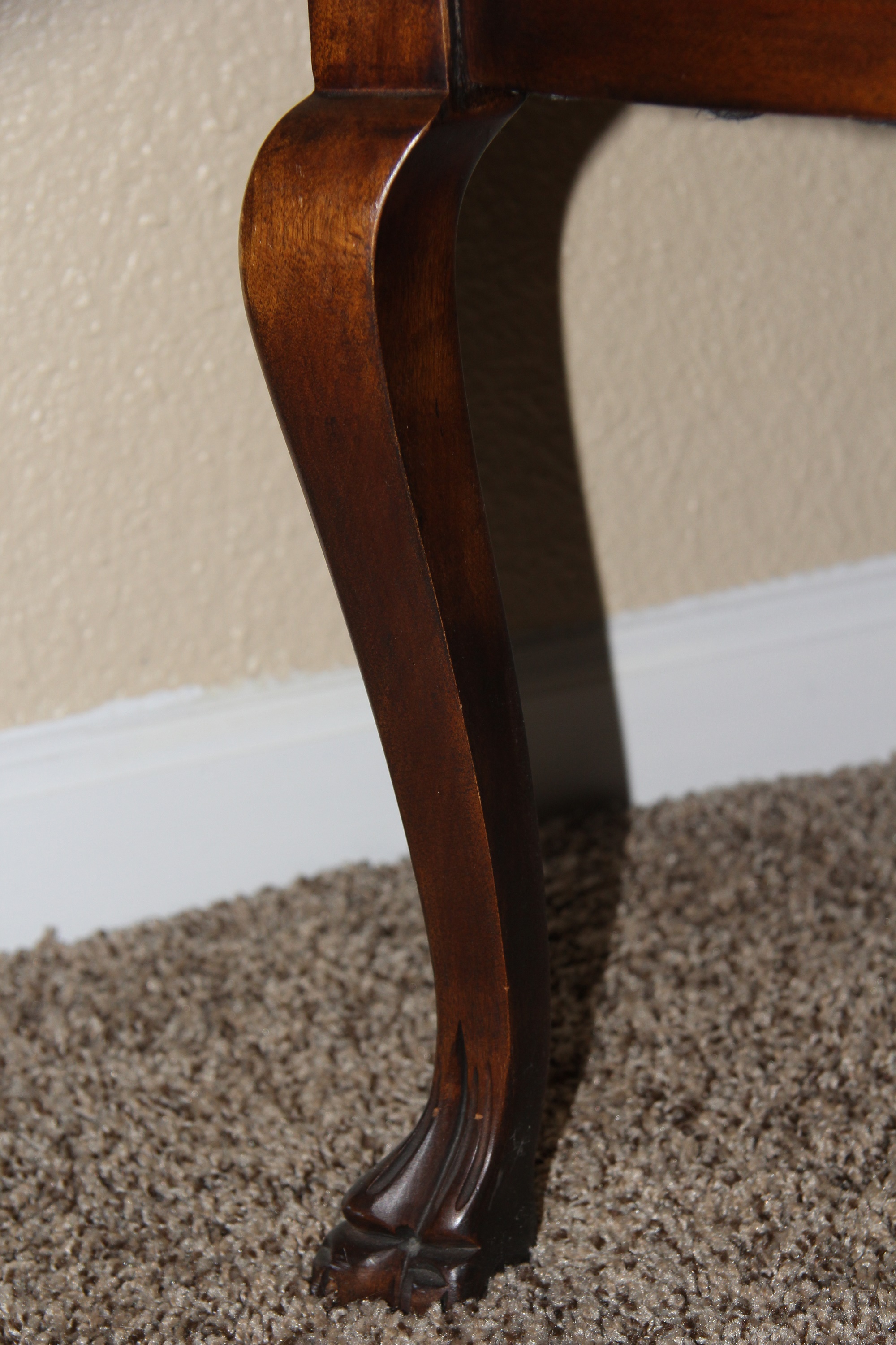 Vintage Edwardian Style Upholstered Settee