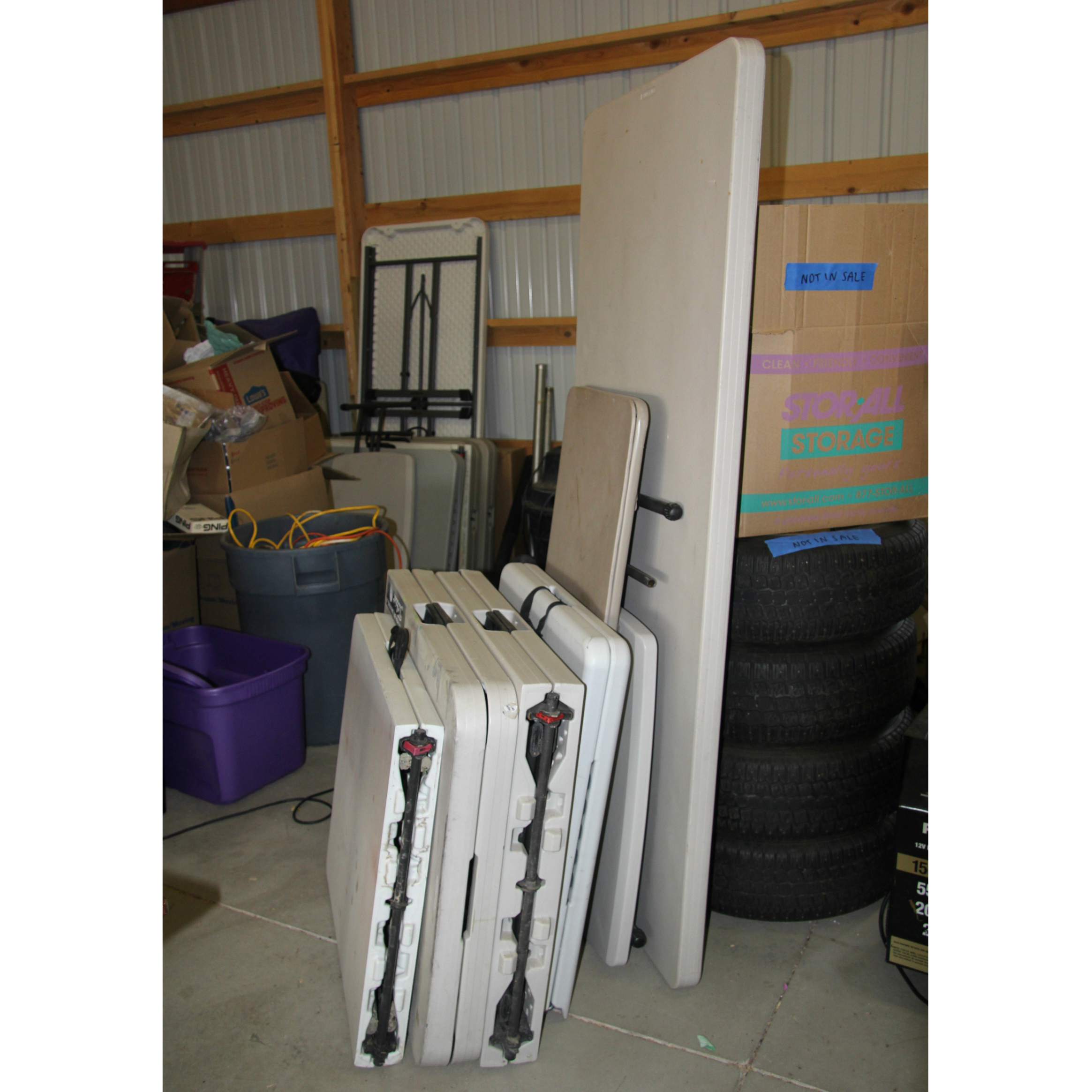 Collection of Folding Tables