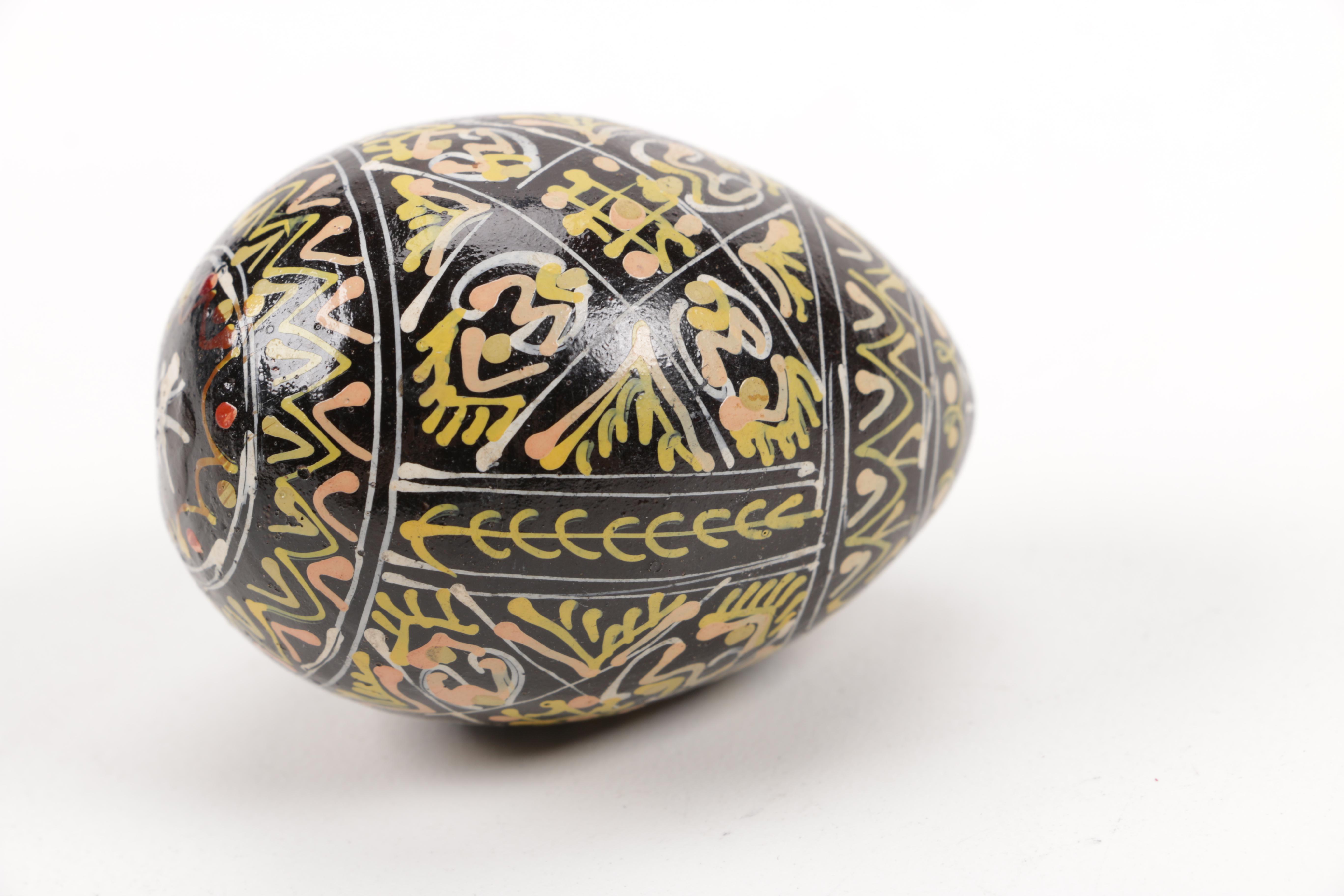 Russian Hand Painted Matryoshka Dolls and Wooden Eggs