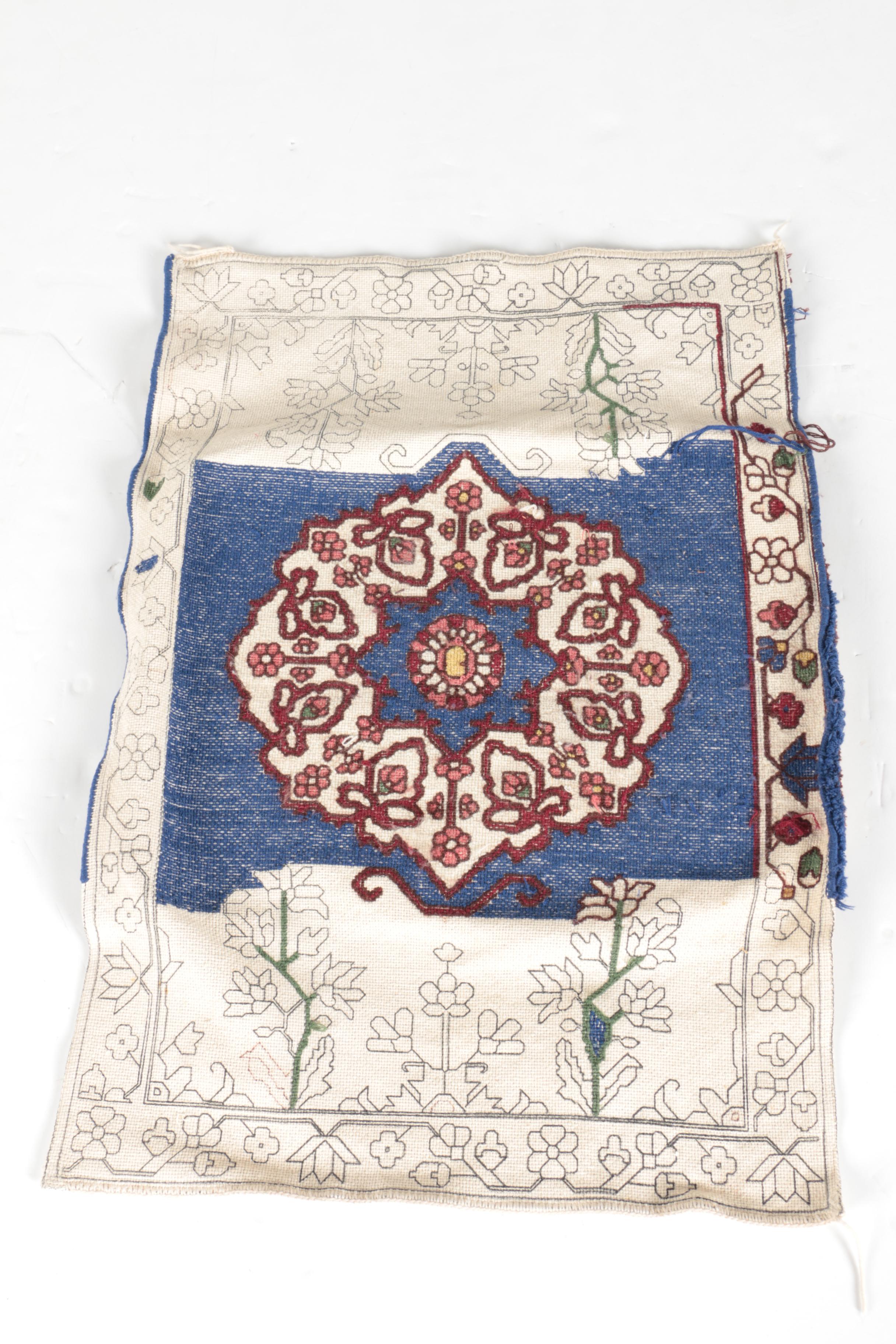 Work in Progress Handmade Wool Rug