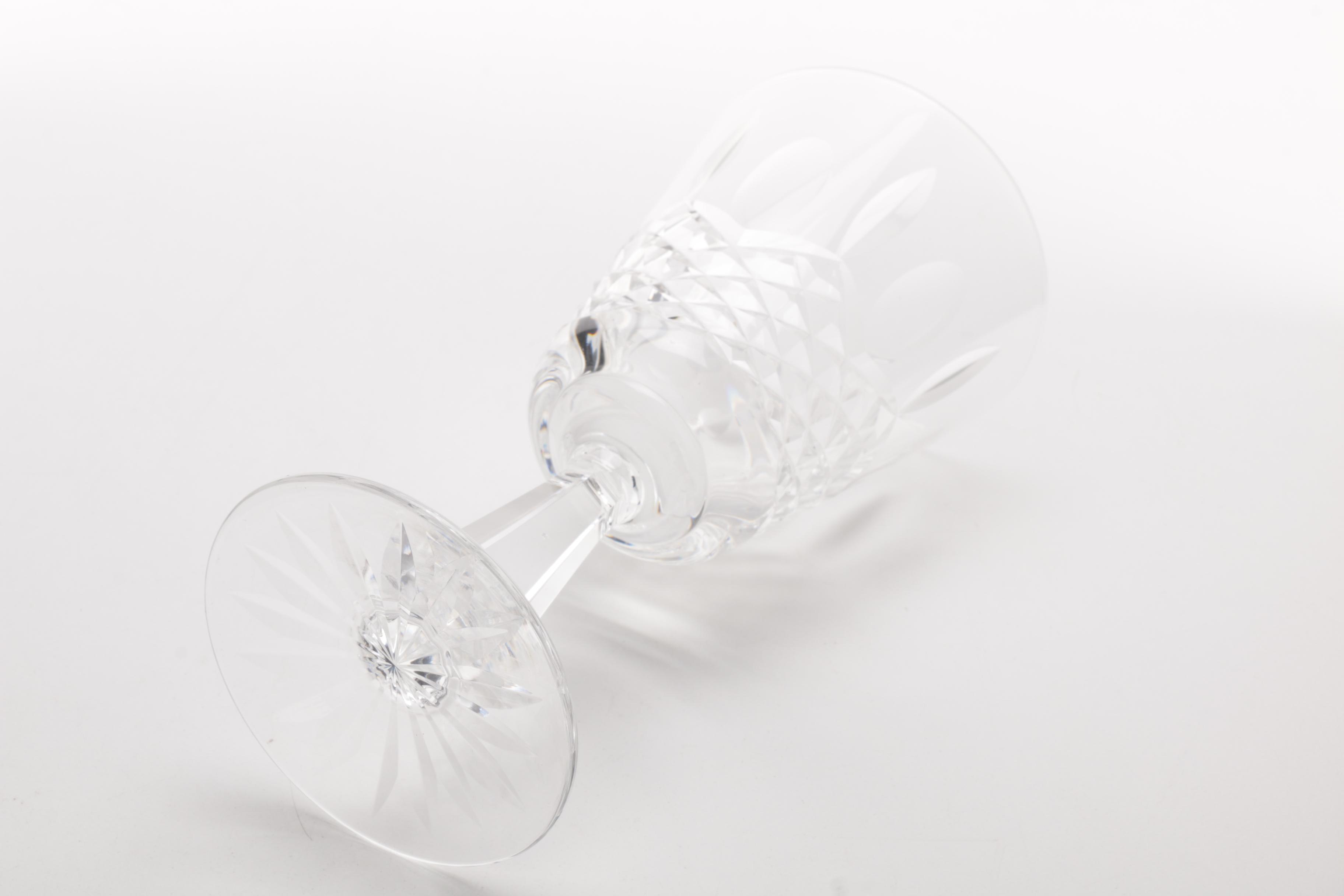 Set of Waterford Crystal "Kenmare" Clarets