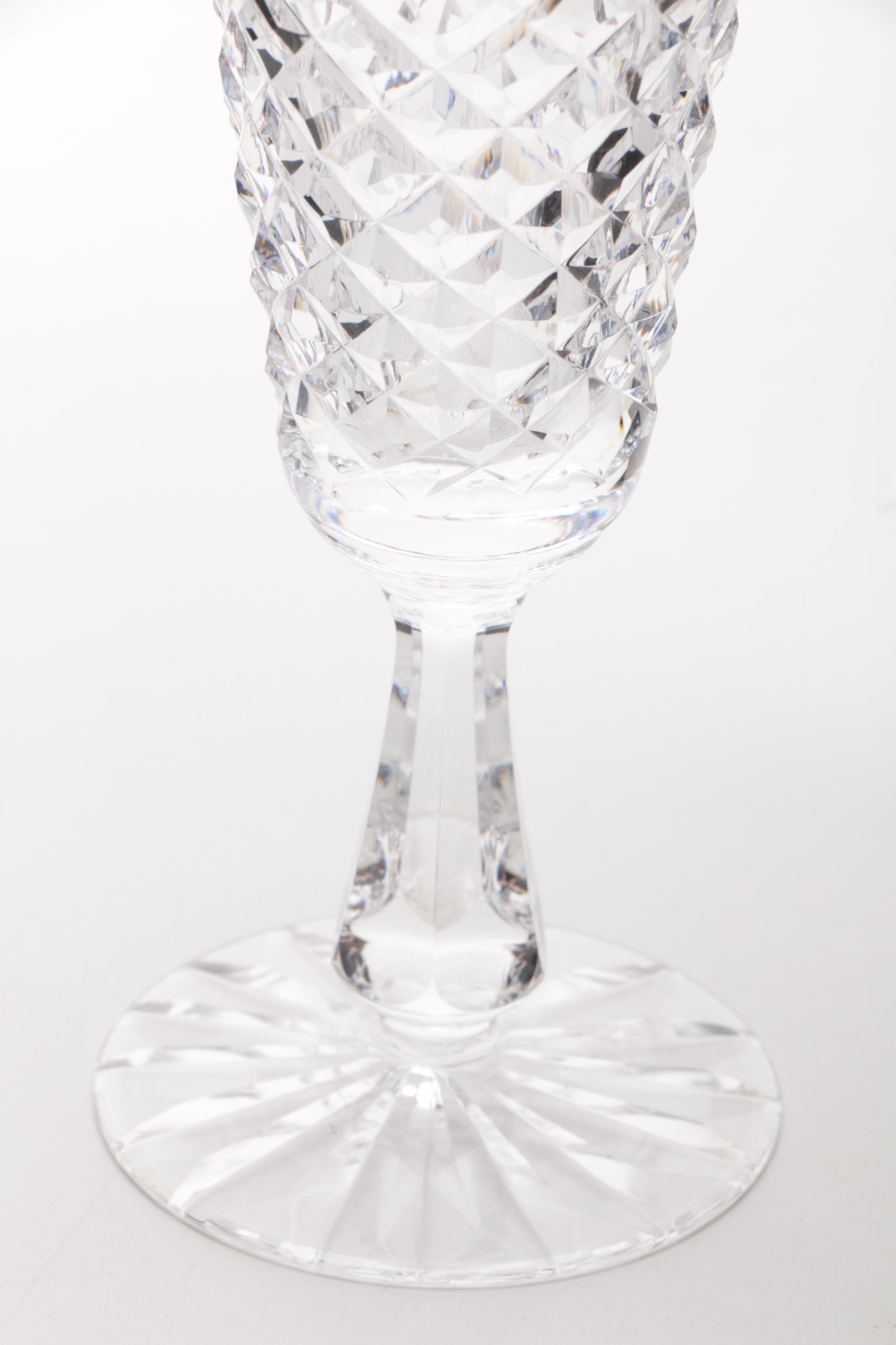 Pair of Waterford Crystal "Kenmare" Champagne Glasses