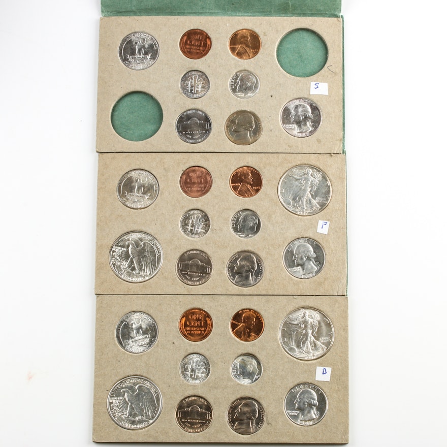 1947 Uncirculated Coin Set From the United States Mint
