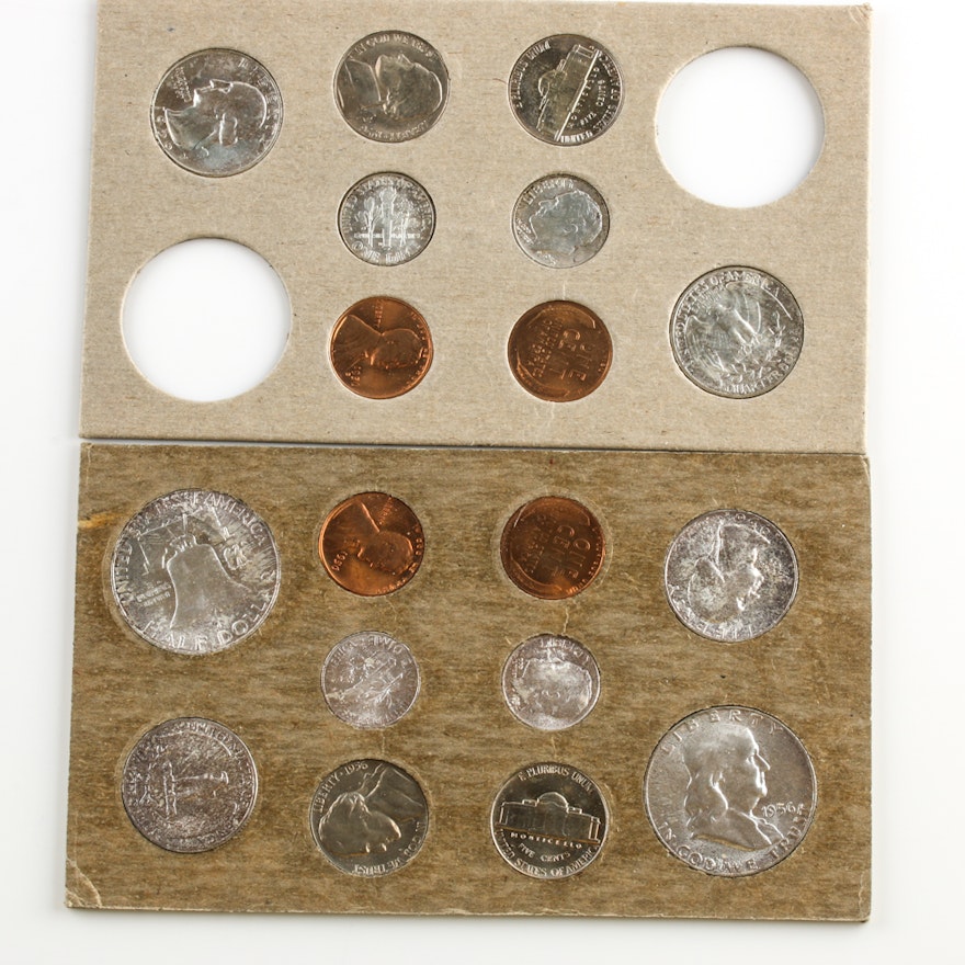 1956 Uncirculated Coin Set From the United States Mint