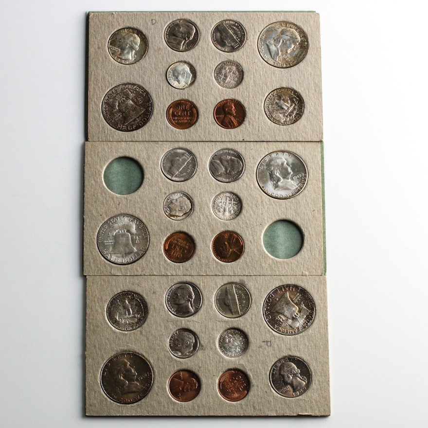 1949 United States Mint Uncirculated Coin Set