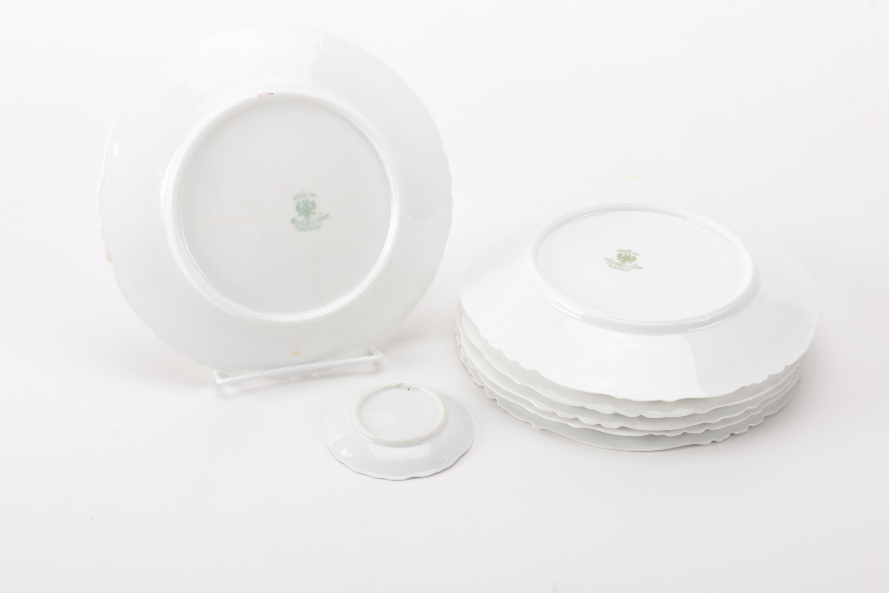 Hapsburg China "9165" Austrian China Set