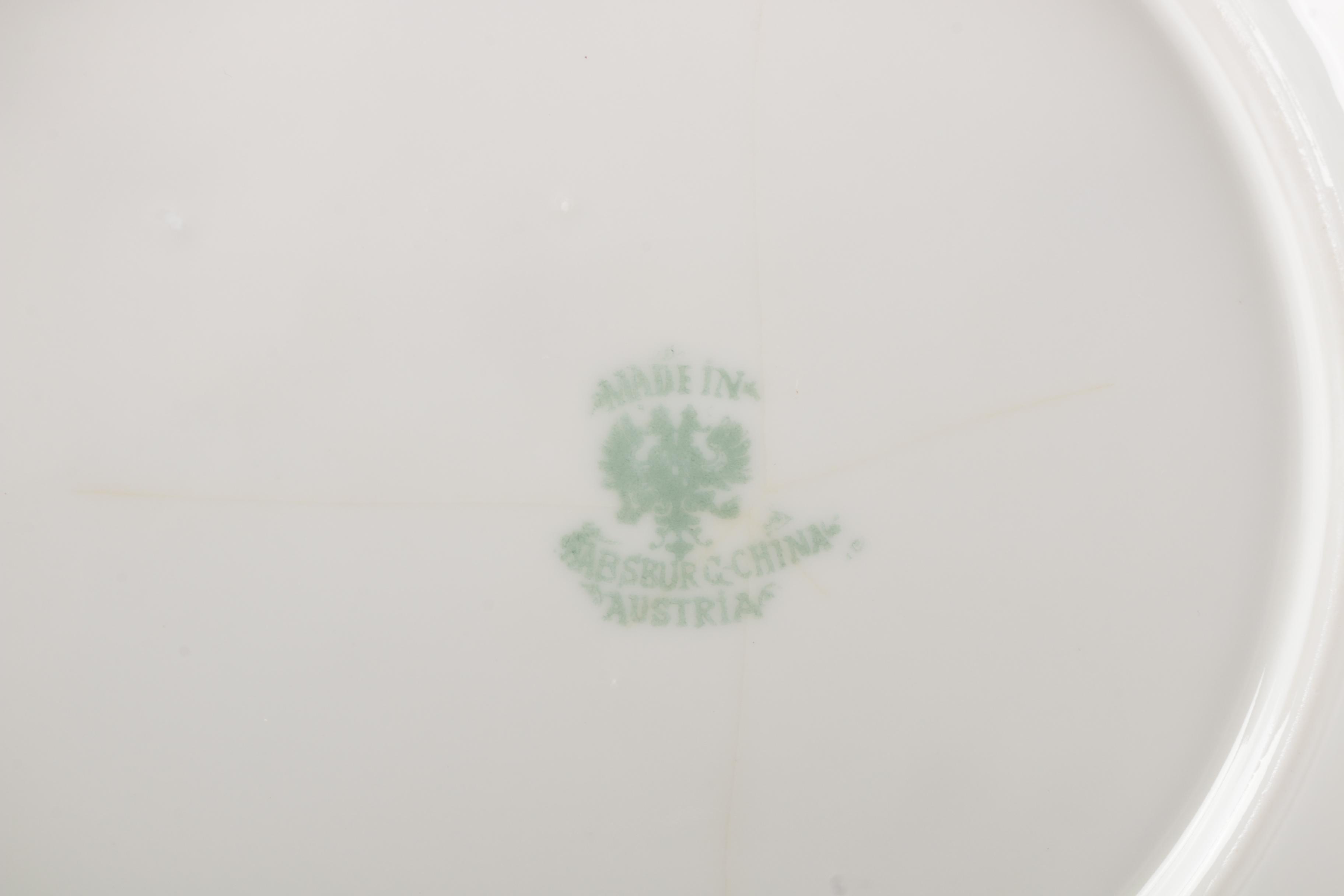 Hapsburg China "9165" Austrian China Set