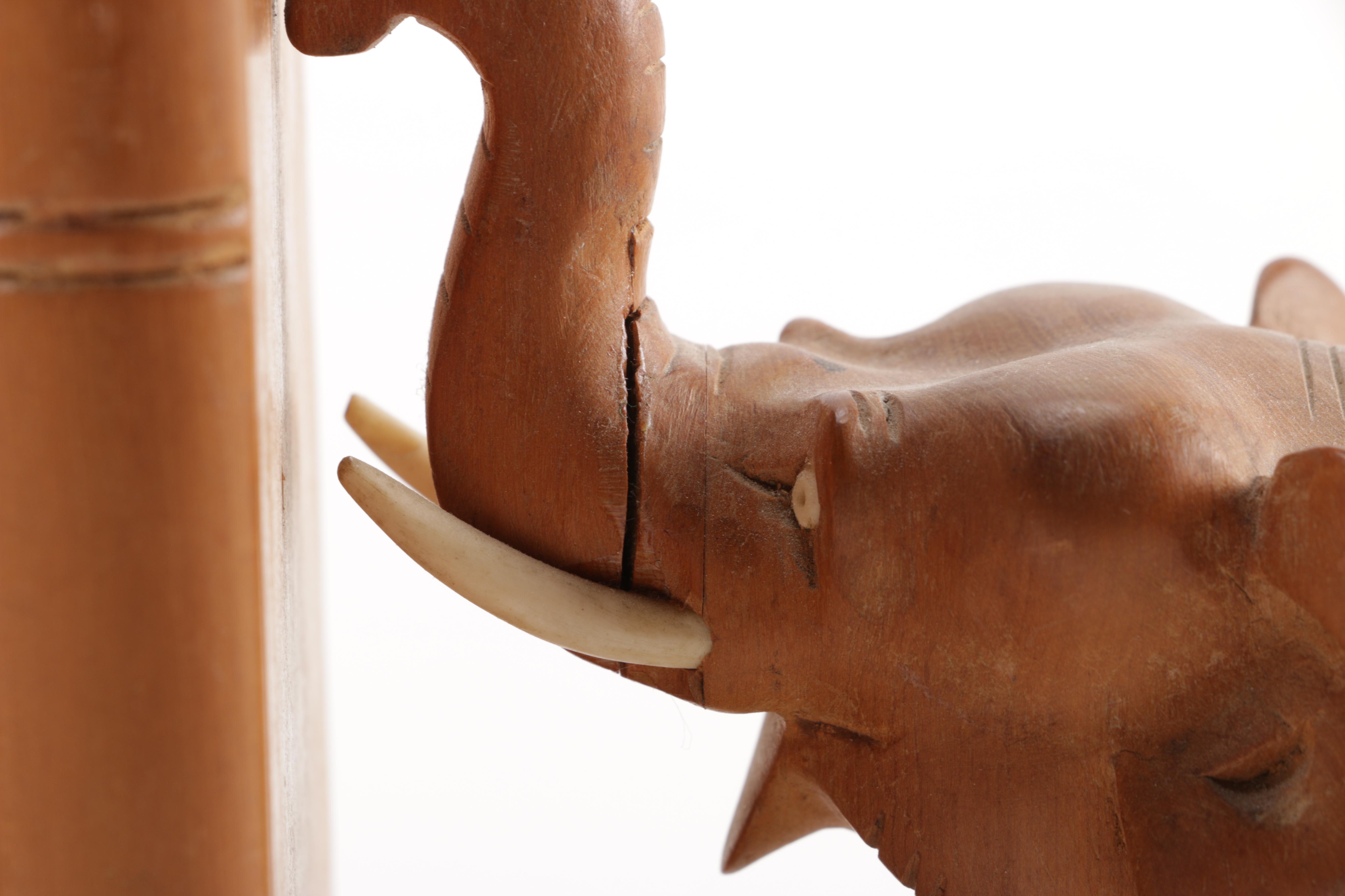 Elephant Figurines and Bookends