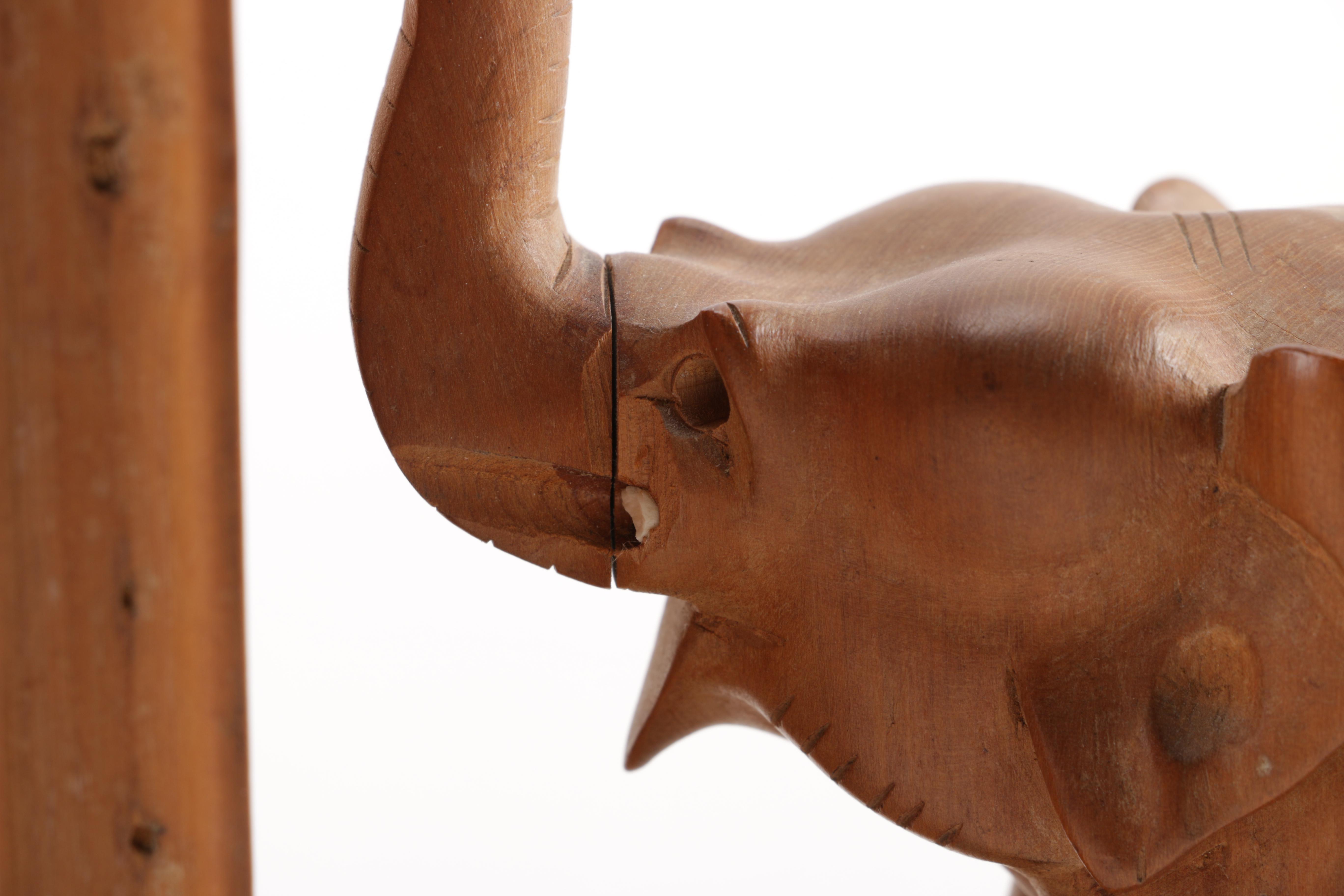 Elephant Figurines and Bookends