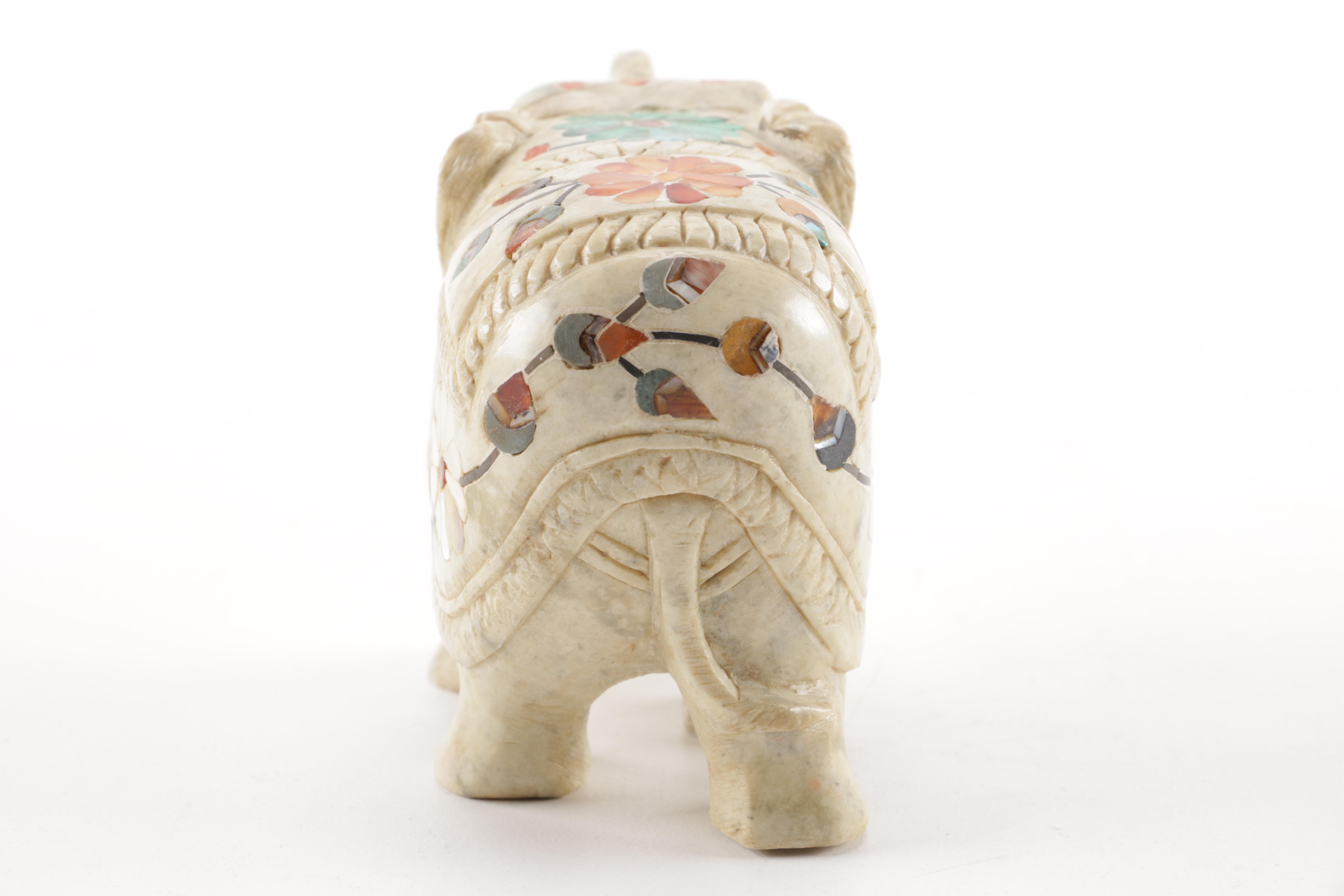 Elephant Figurines and Bookends