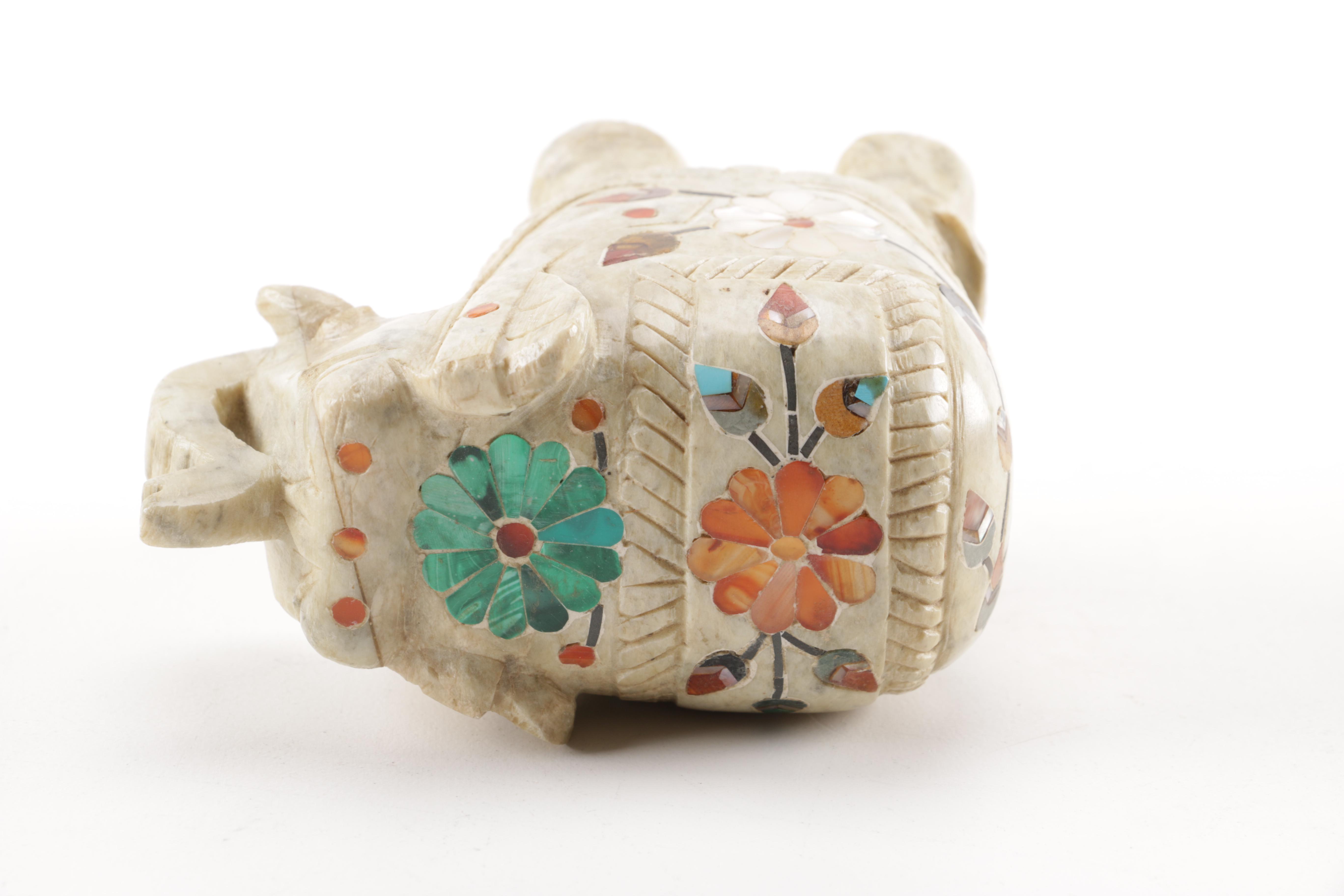 Elephant Figurines and Bookends