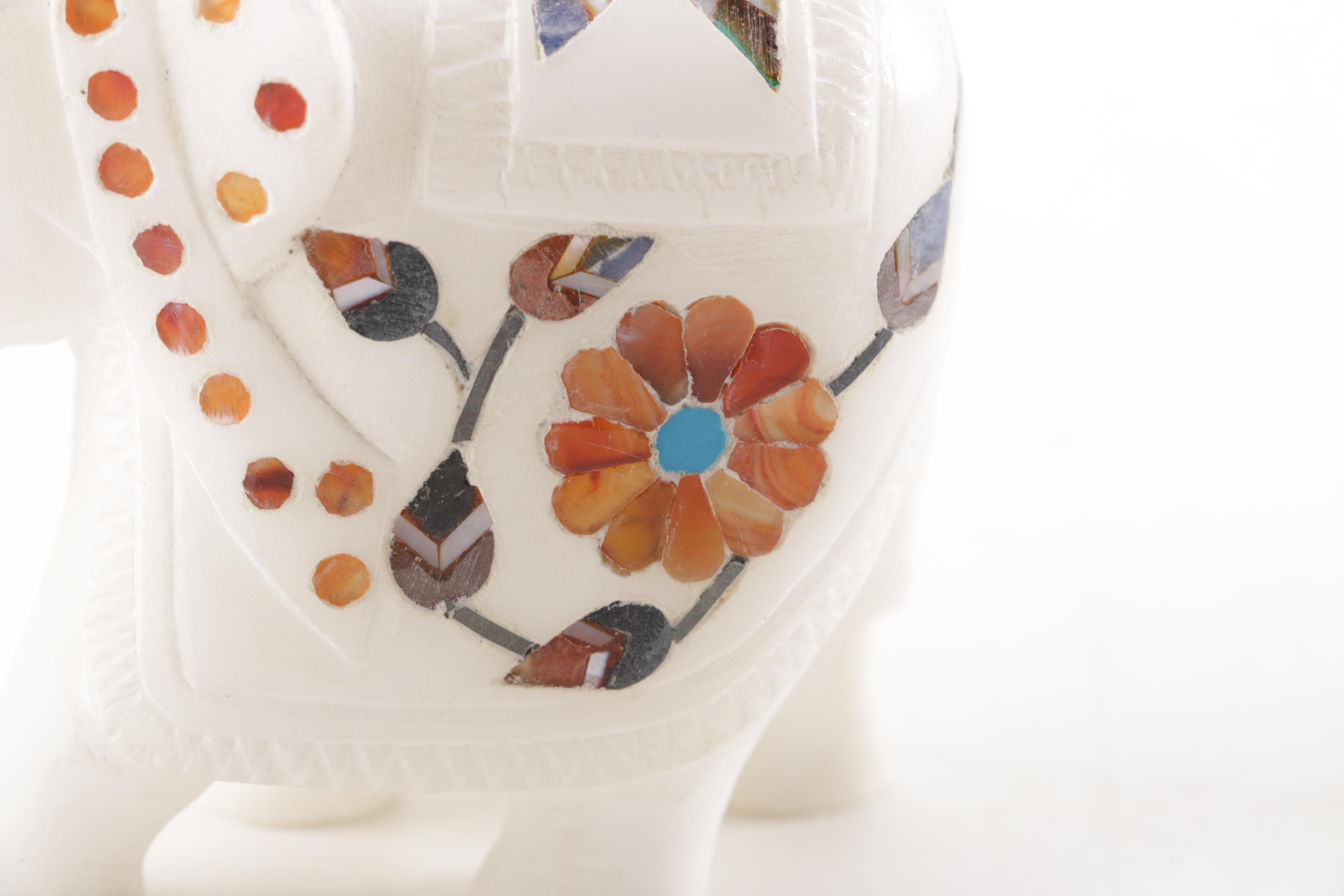 Elephant Figurines and Bookends