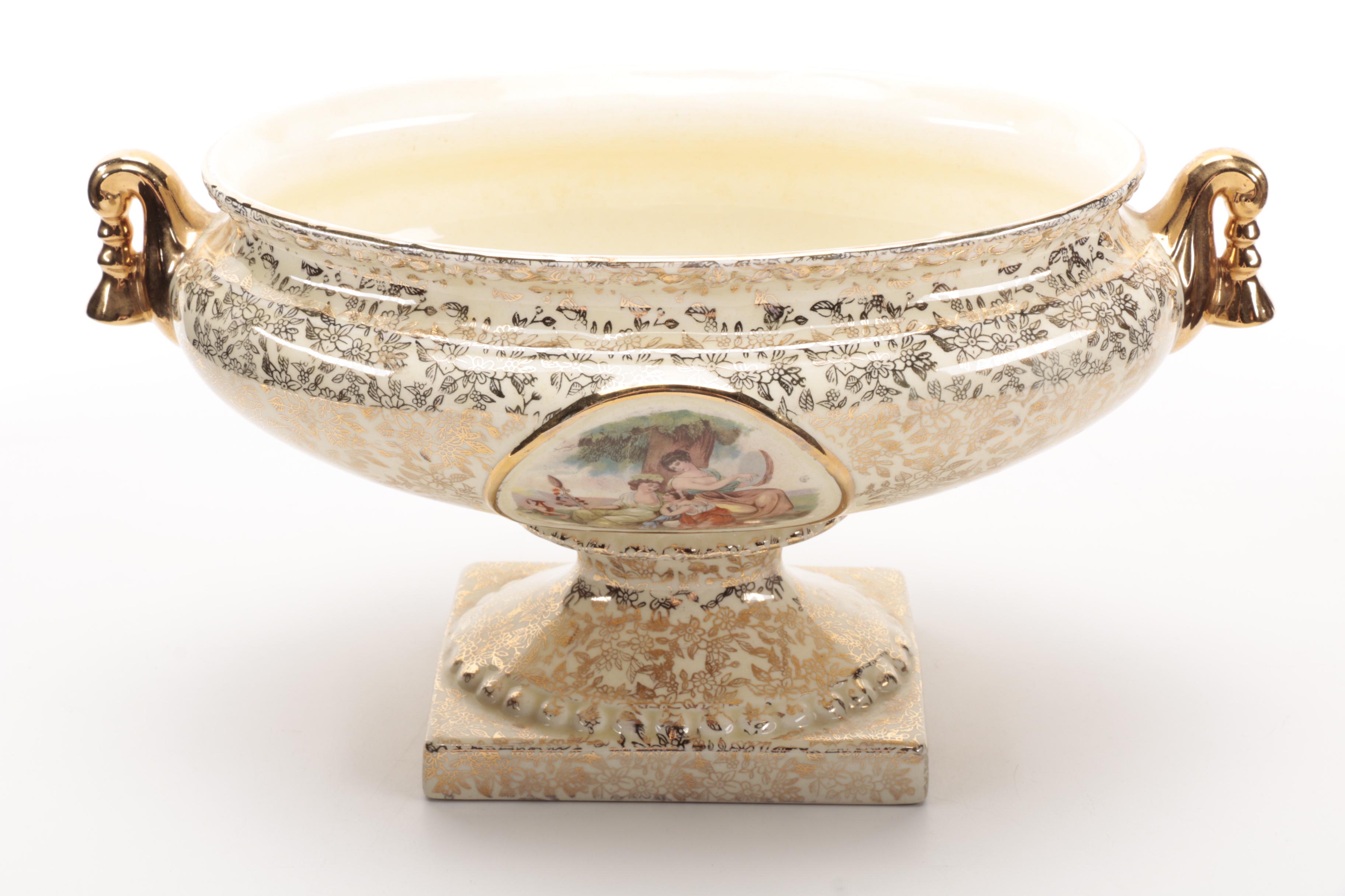 1948 Empire China Porcelain Serving Bowl