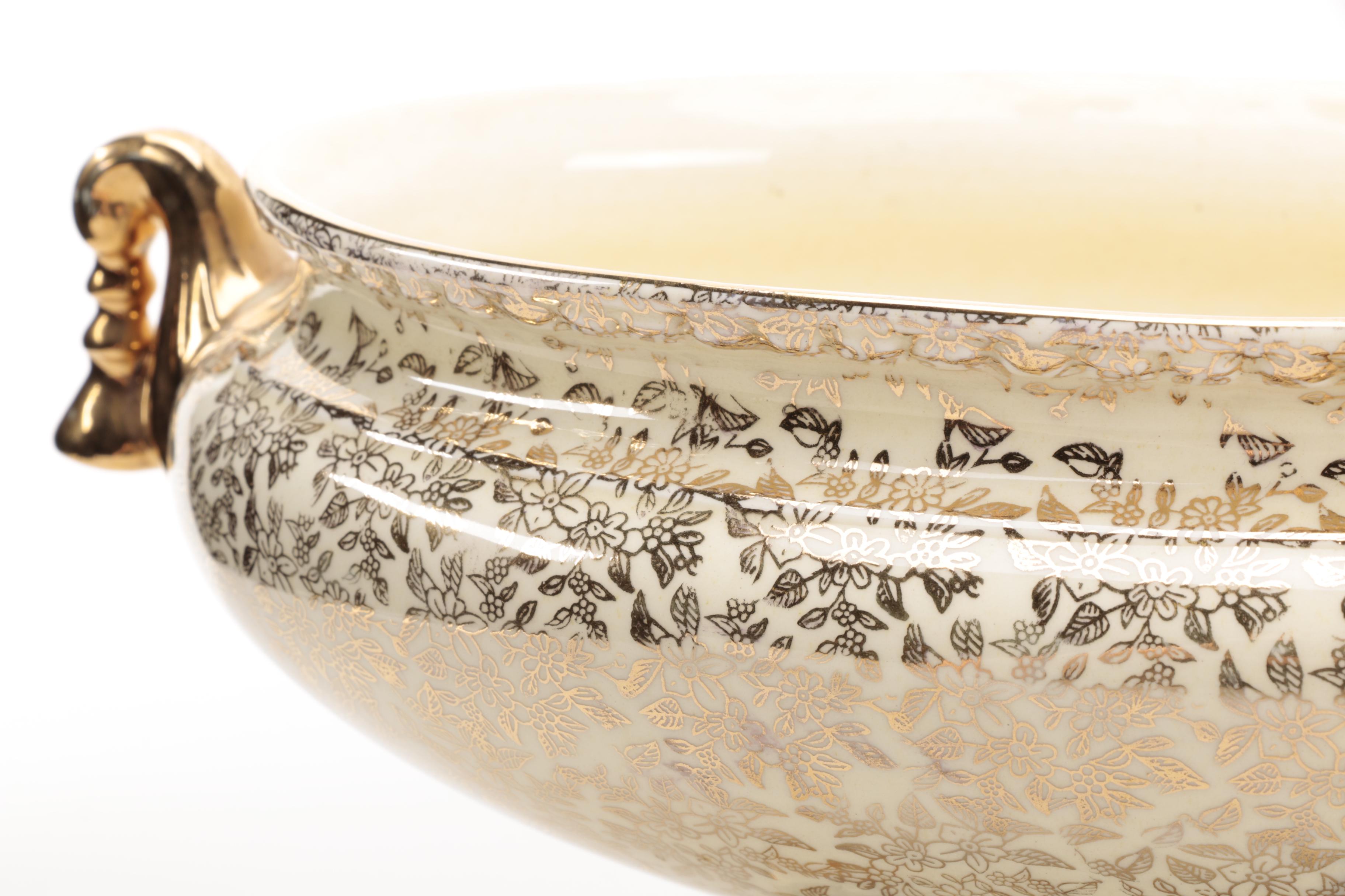 1948 Empire China Porcelain Serving Bowl