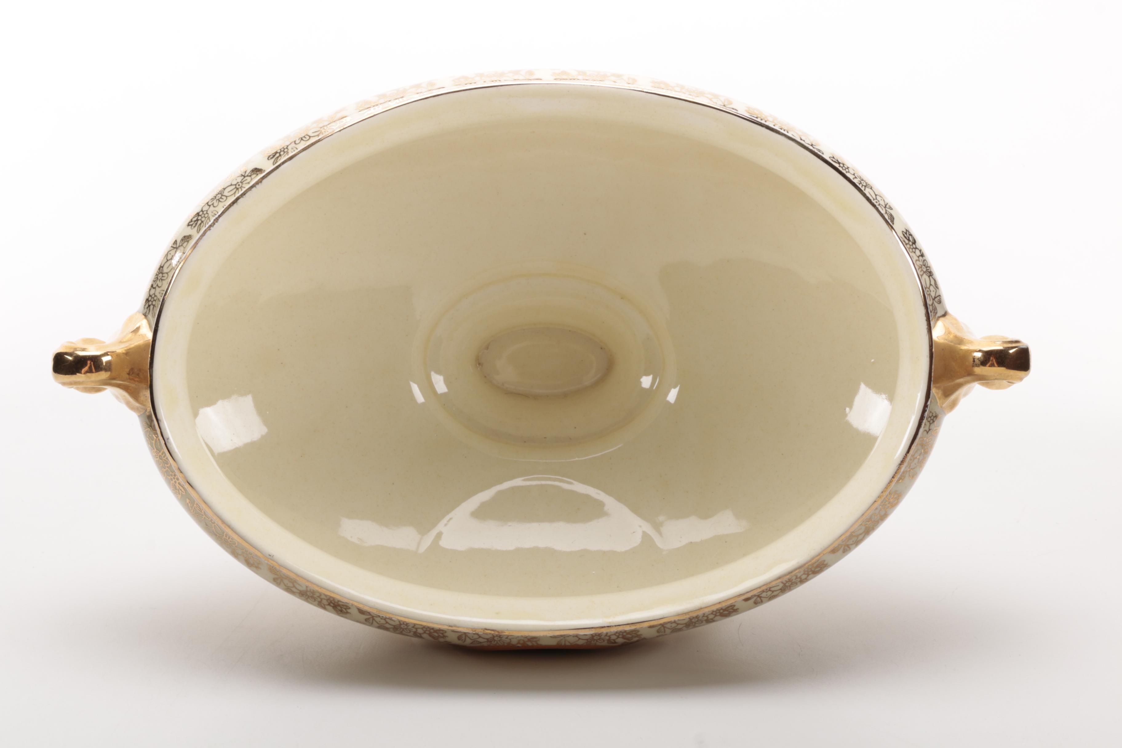 1948 Empire China Porcelain Serving Bowl