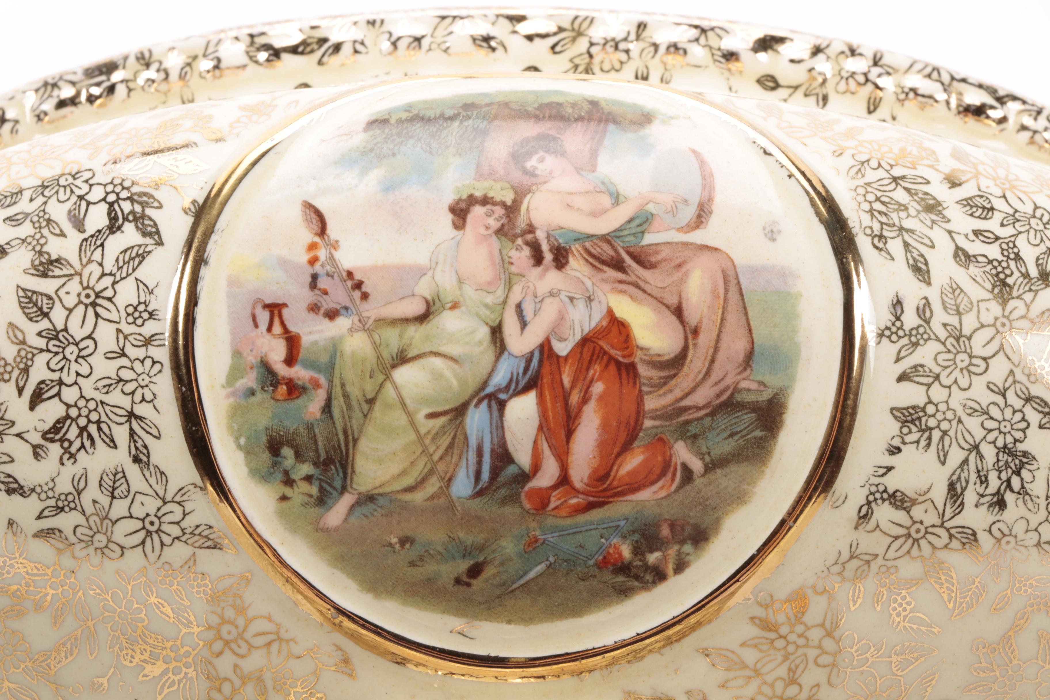 1948 Empire China Porcelain Serving Bowl