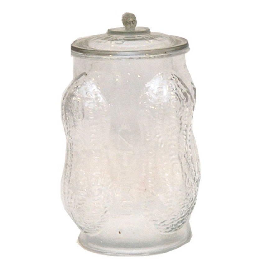 Vintage Planters Peanuts Glass Jar