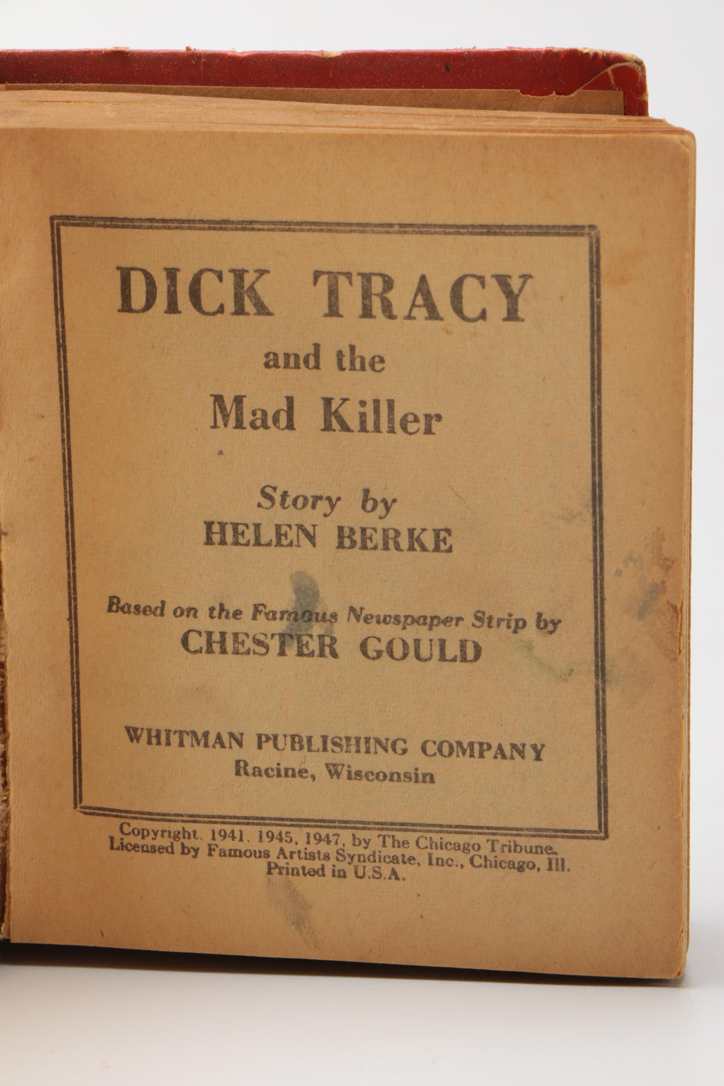 1930s–1950s Big Little Books Including "Gunsmoke" and "Dick Tracy"