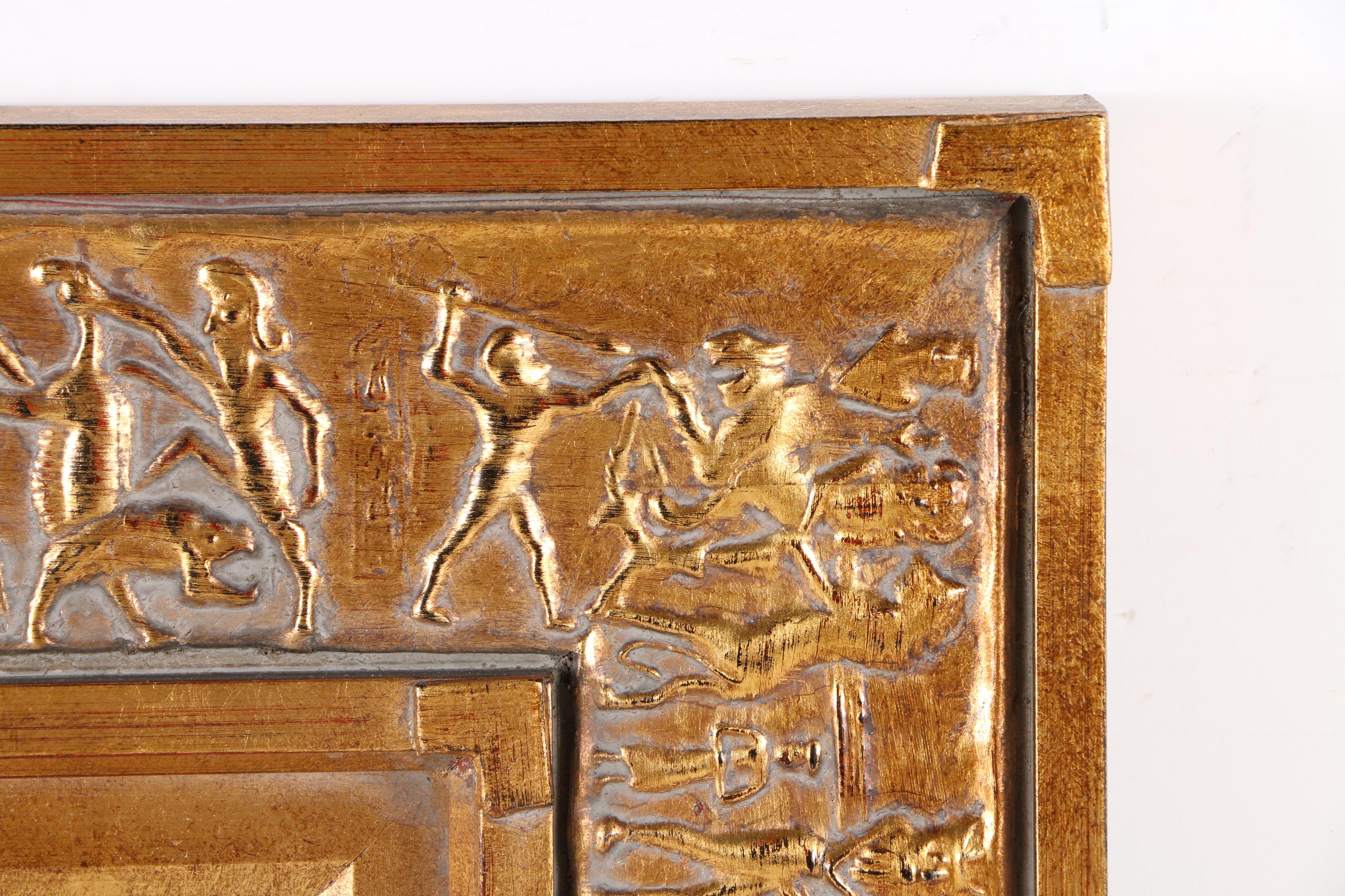 Oil Painting on Wood of a Naval Battle