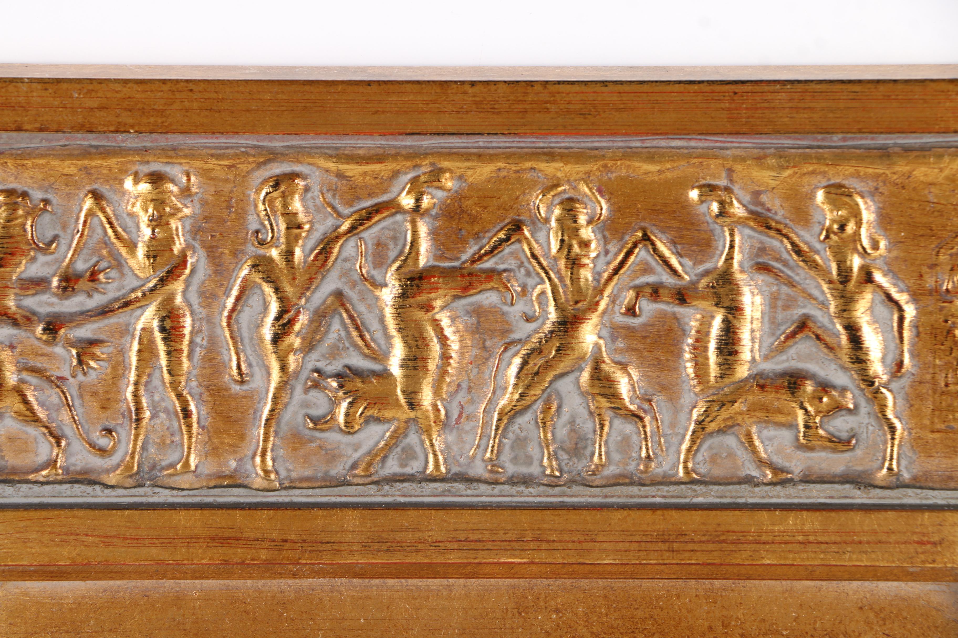 Oil Painting on Wood of a Naval Battle