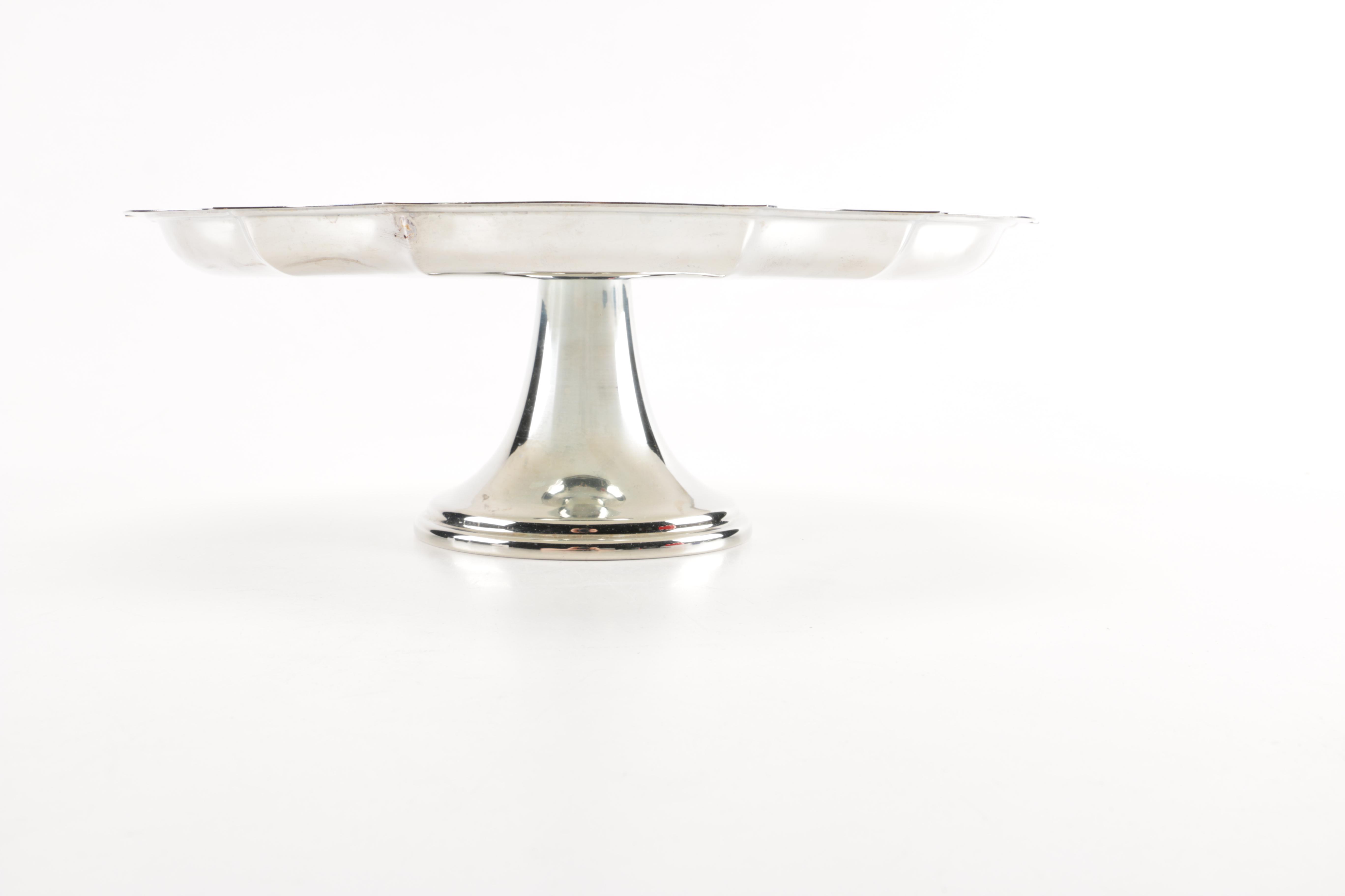 Silver Plate Serving Trays Featuring International Silver Co.