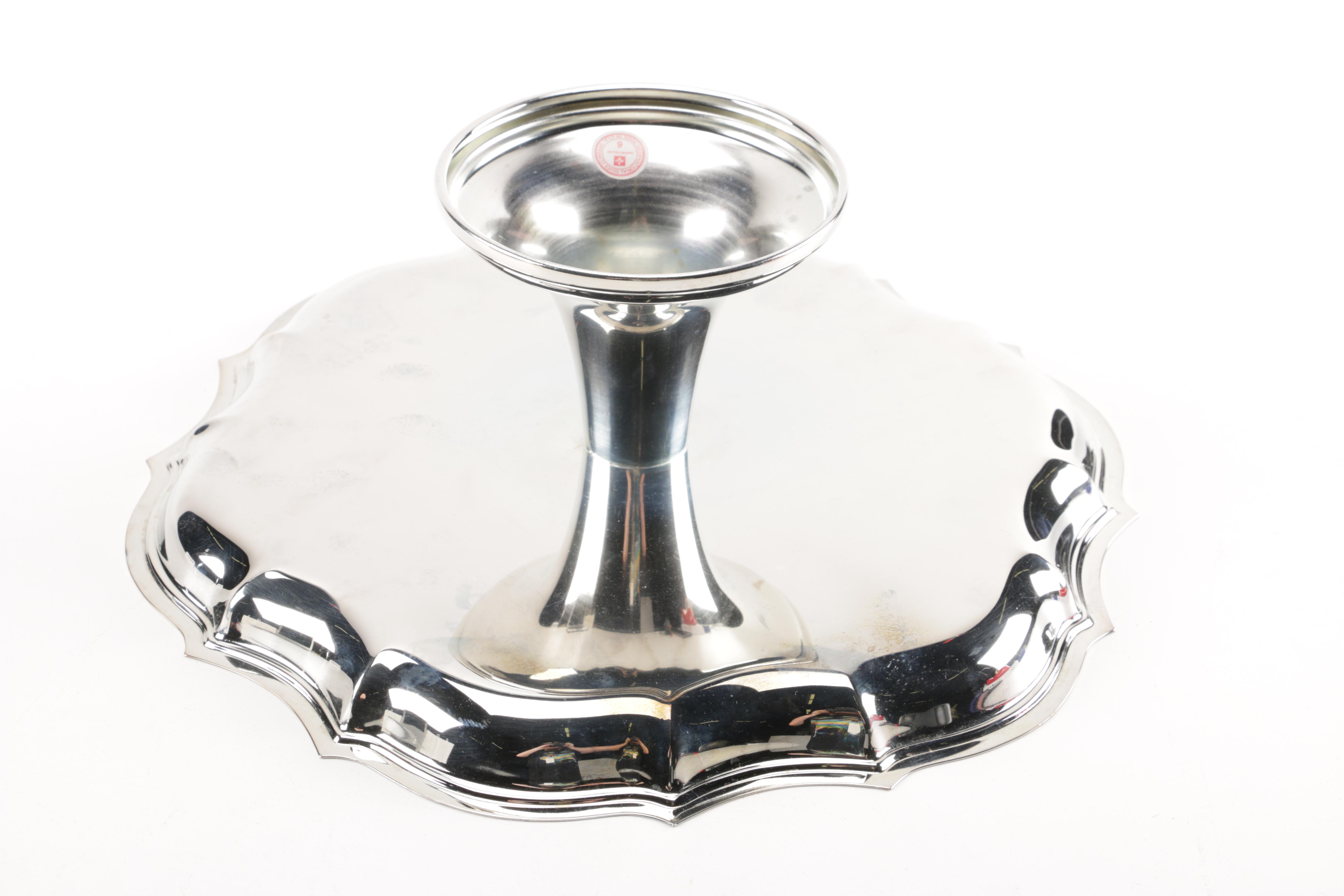 Silver Plate Serving Trays Featuring International Silver Co.