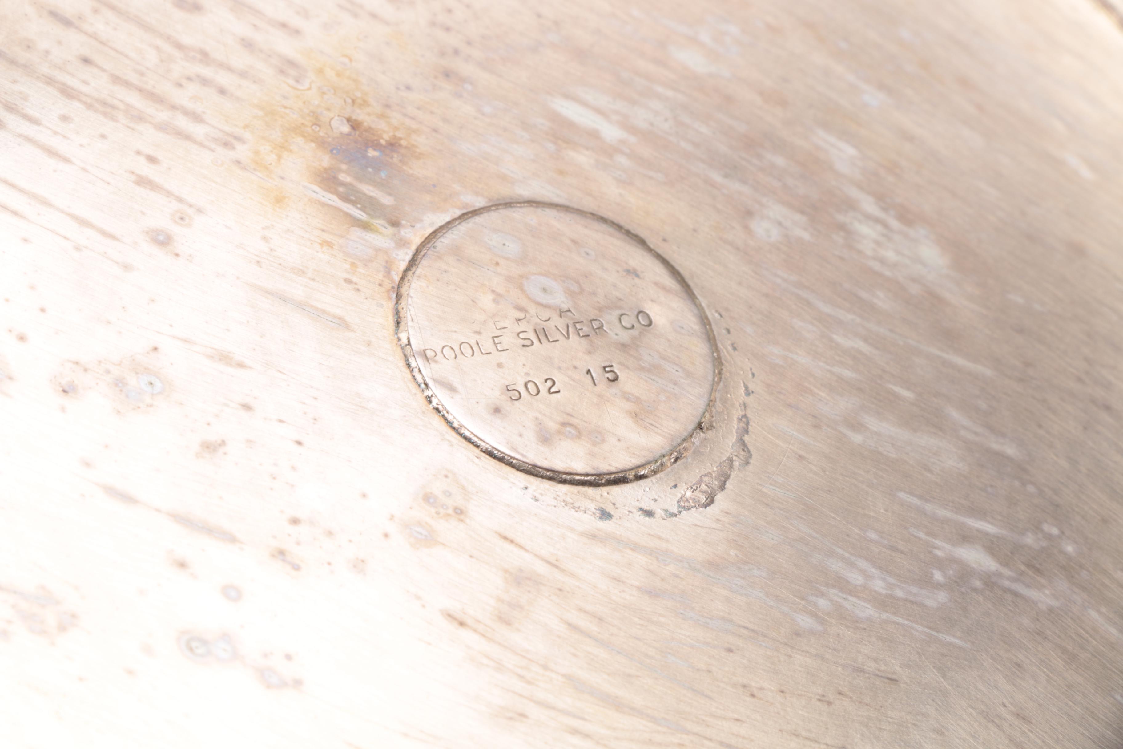 Silver Plate Punch Bowls From Poole and Homan