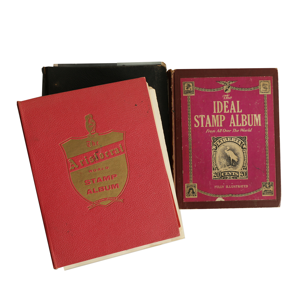 Collection of Vintage Postage Stamp Albums