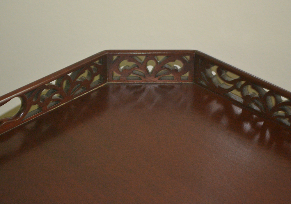 Chippendale Style Tray Table by Williamsburg Tradition House